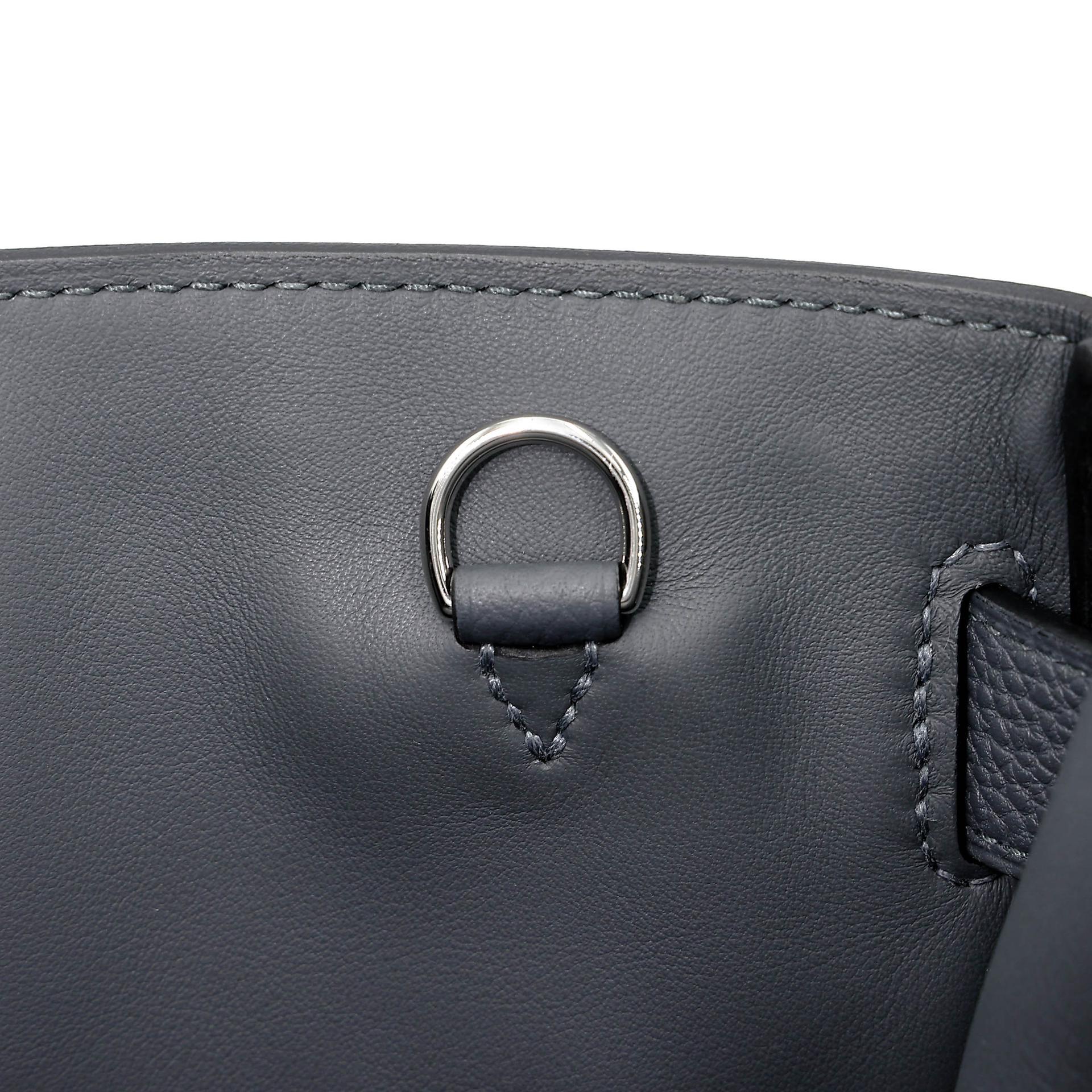 Brand New ( Rank N ) HERMÈS Hac a Dos PM Gris misty (H0) Togo Palladium hardware G (2026) - 16