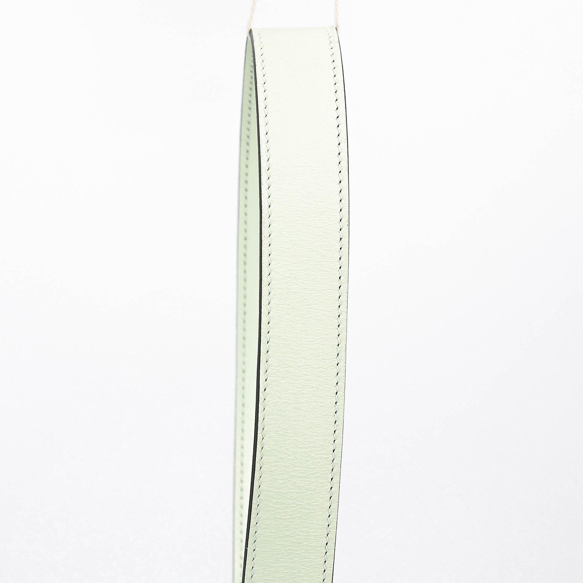 Excellent ( Rank SA ) HERMÈS Mini Lindy Touch Vert Fizz (0S) Vert d’Eau (6U) Swift Matte Alligator Gold hardware B (2023) - 3