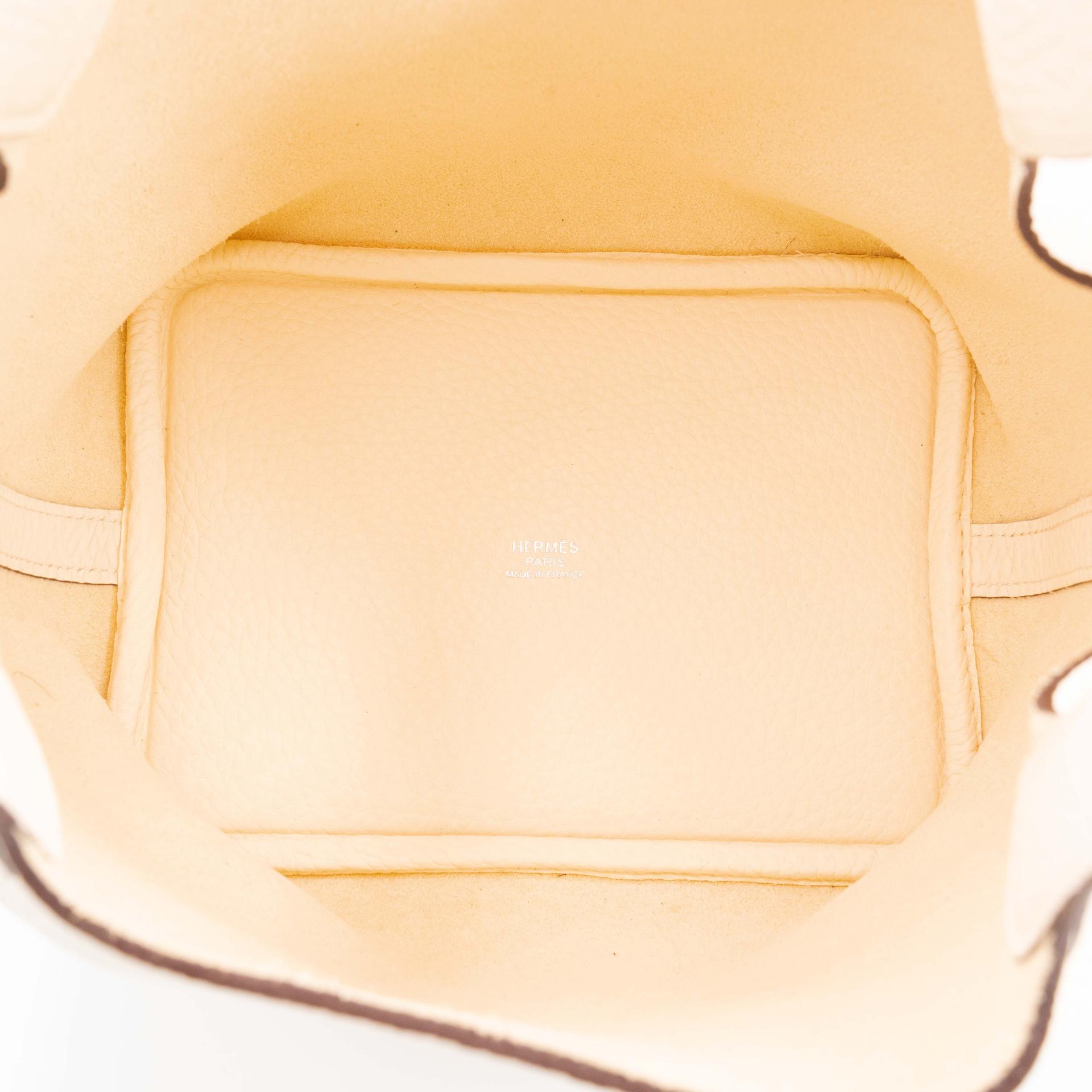 ランク SA HERMÈS エルメス ピコタンロックPM ナタ (I2) トリヨン シルバー金具 Z刻印 (2021) - 14