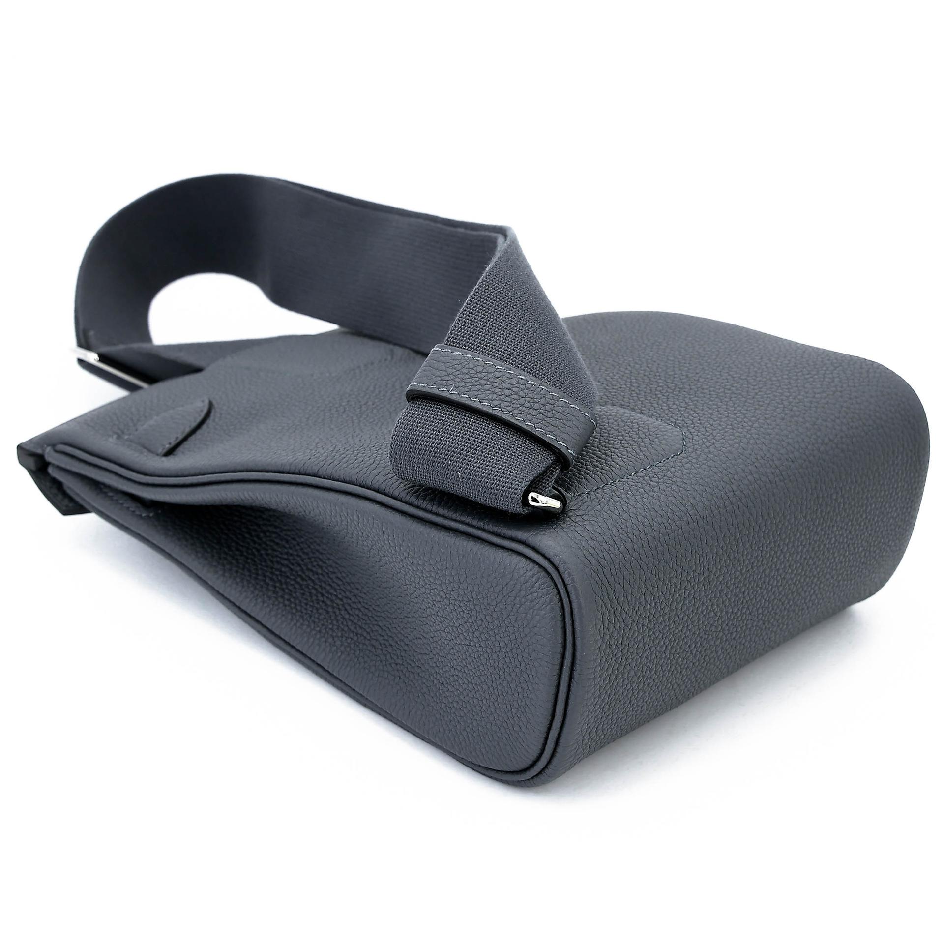 Brand New ( Rank N ) HERMÈS Hac a Dos PM Gris misty (H0) Togo Palladium hardware G (2026) - 7
