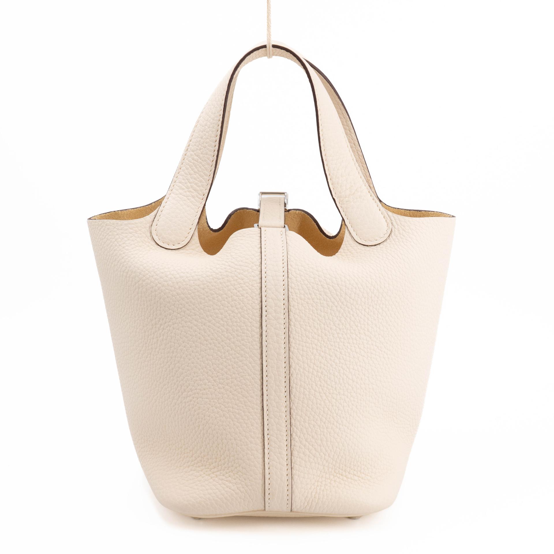 ランク SA HERMÈS エルメス ピコタンロックPM ナタ (I2) トリヨン シルバー金具 Z刻印 (2021) - 2