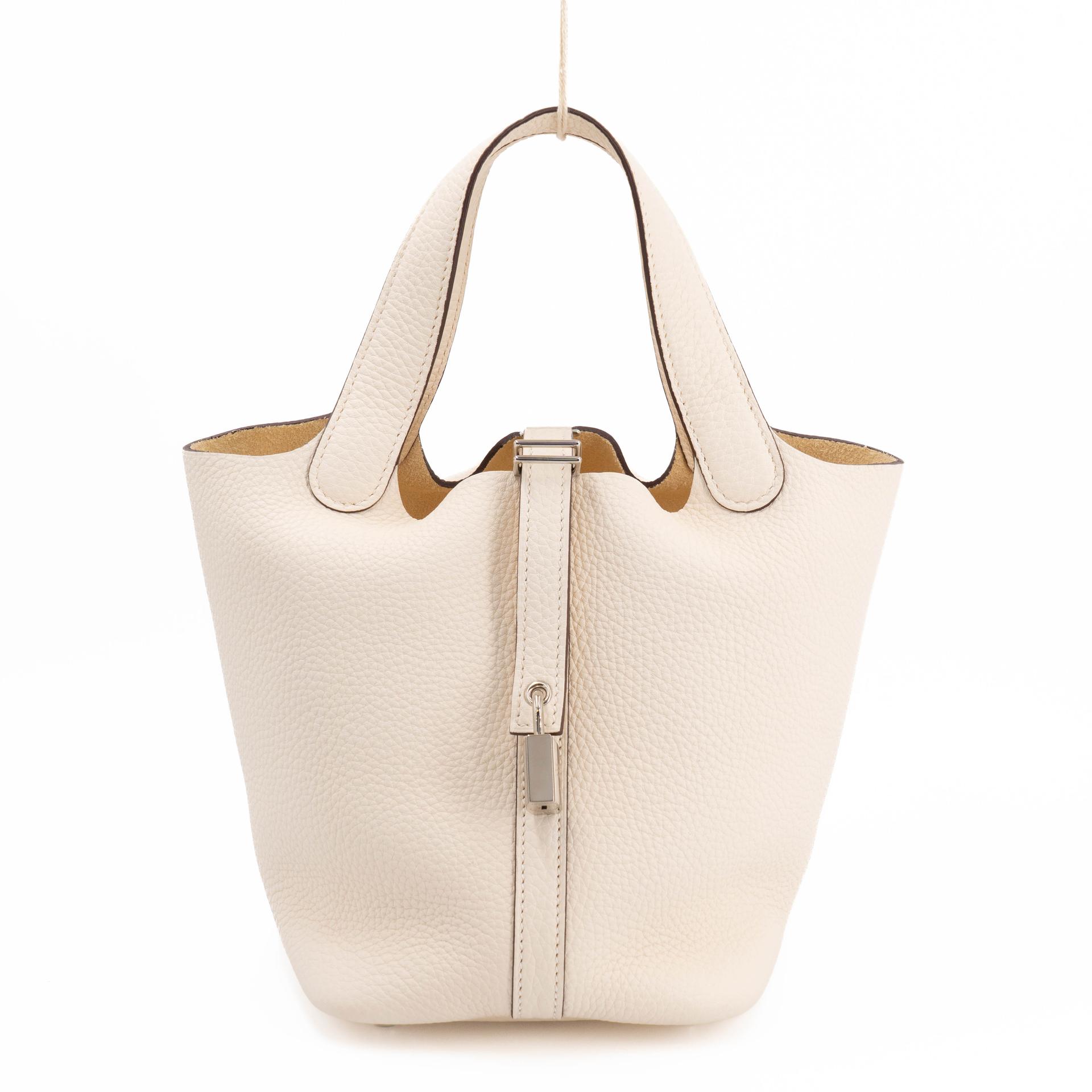 ランク SA HERMÈS エルメス ピコタンロックPM ナタ (I2) トリヨン シルバー金具 Z刻印 (2021) - 1