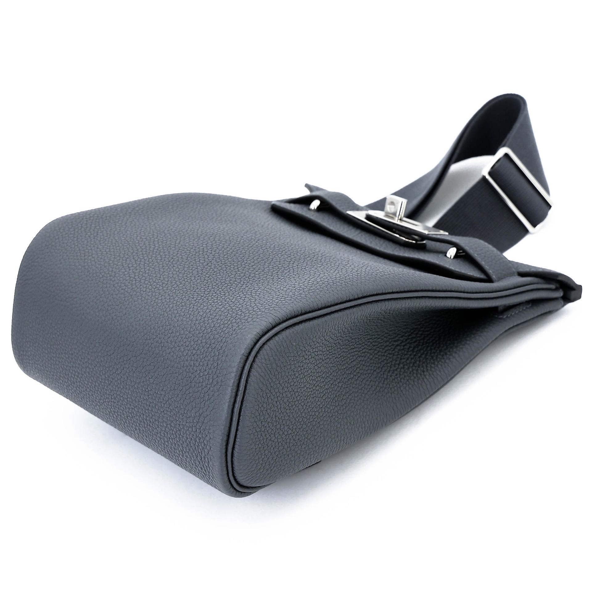 Brand New ( Rank N ) HERMÈS Hac a Dos PM Gris misty (H0) Togo Palladium hardware G (2026) - 4