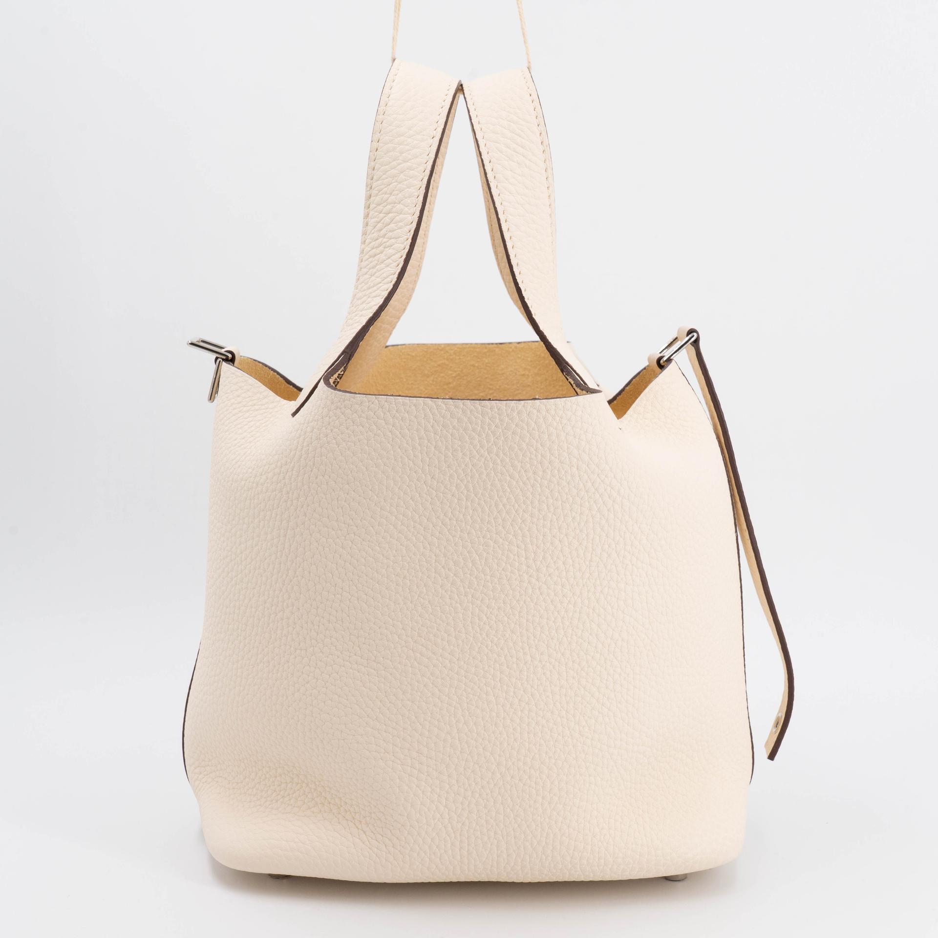 ランク SA HERMÈS エルメス ピコタンロックPM ナタ (I2) トリヨン シルバー金具 Z刻印 (2021) - 4