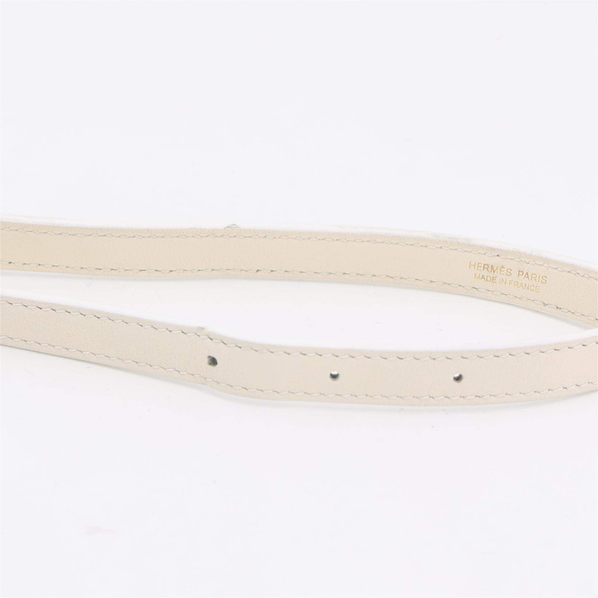 Excellent ( Rank SA ) HERMÈS 24/24 - 21 mini White (01) Nata (I2) Swift Evercolor Gold hardware U (2022) - 19