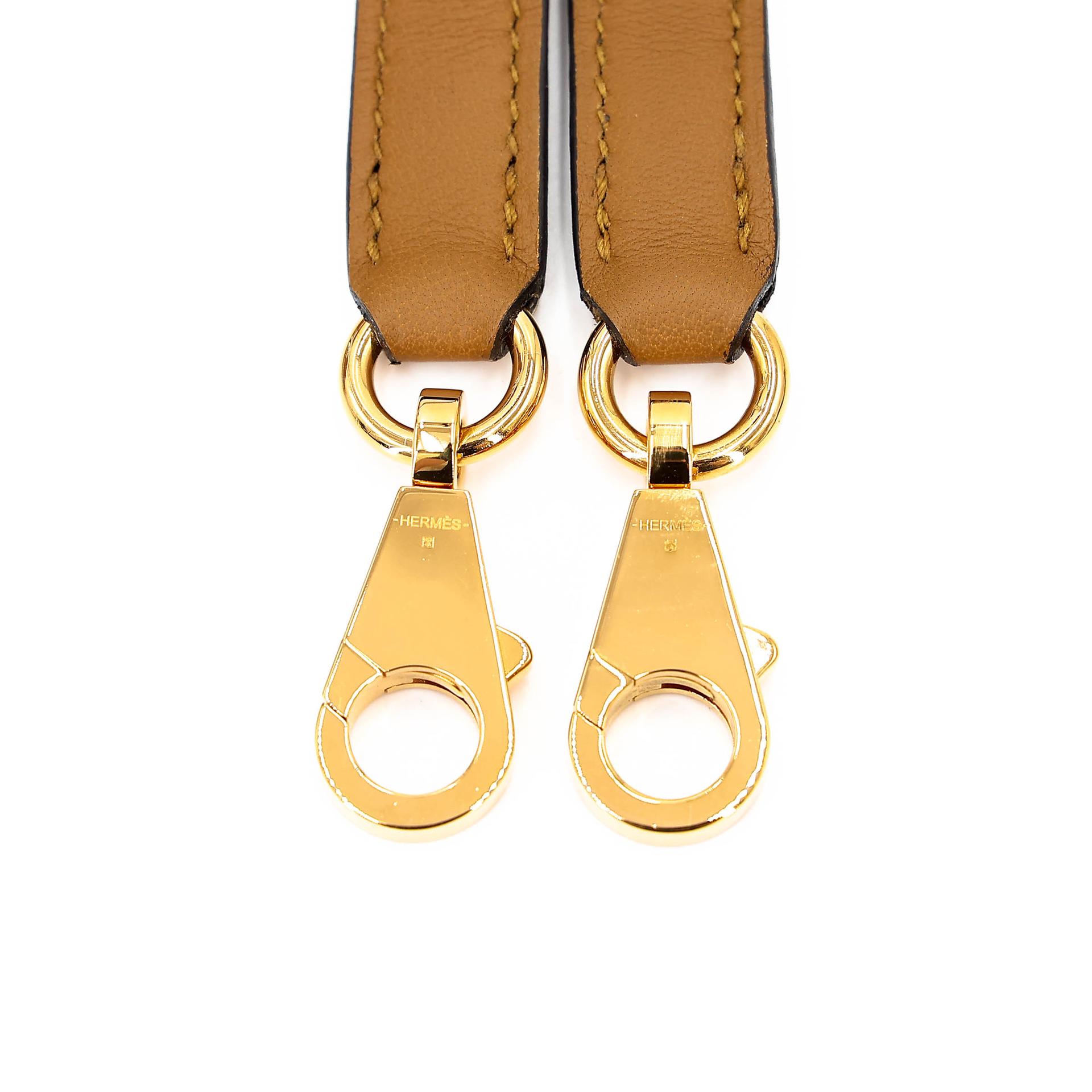 Excellent ( Rank SA ) HERMÈS Kelly 25 Kraft (2H) Swift Gold hardware D (2019) - 22