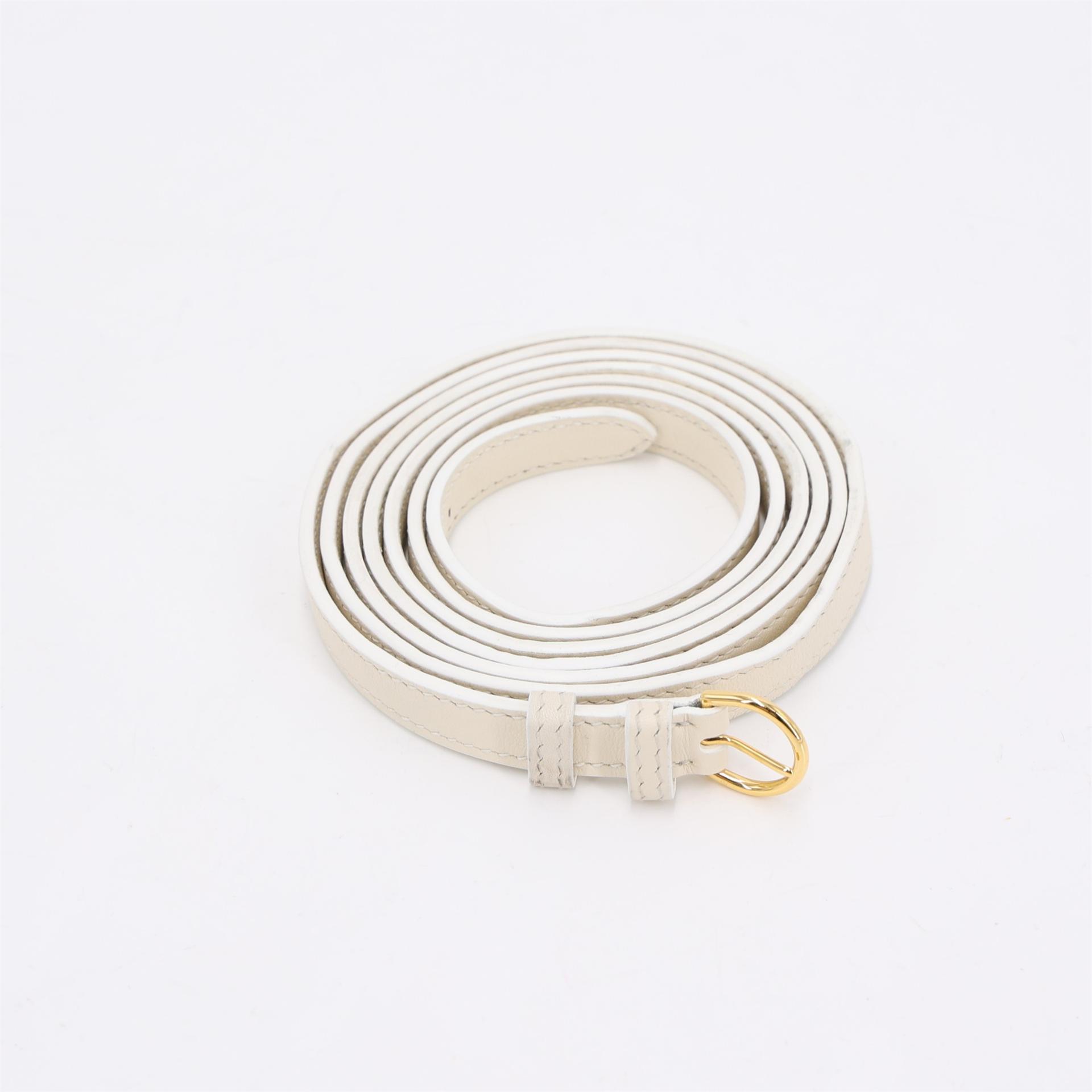 Excellent ( Rank SA ) HERMÈS 24/24 - 21 mini White (01) Nata (I2) Swift Evercolor Gold hardware U (2022) - 18