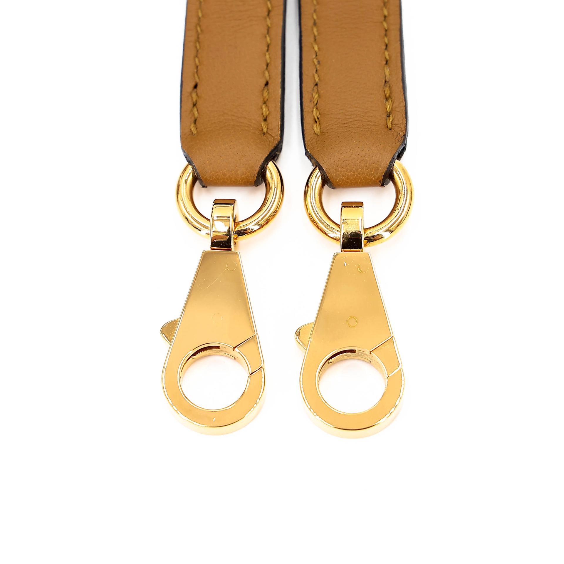 Excellent ( Rank SA ) HERMÈS Kelly 25 Kraft (2H) Swift Gold hardware D (2019) - 23