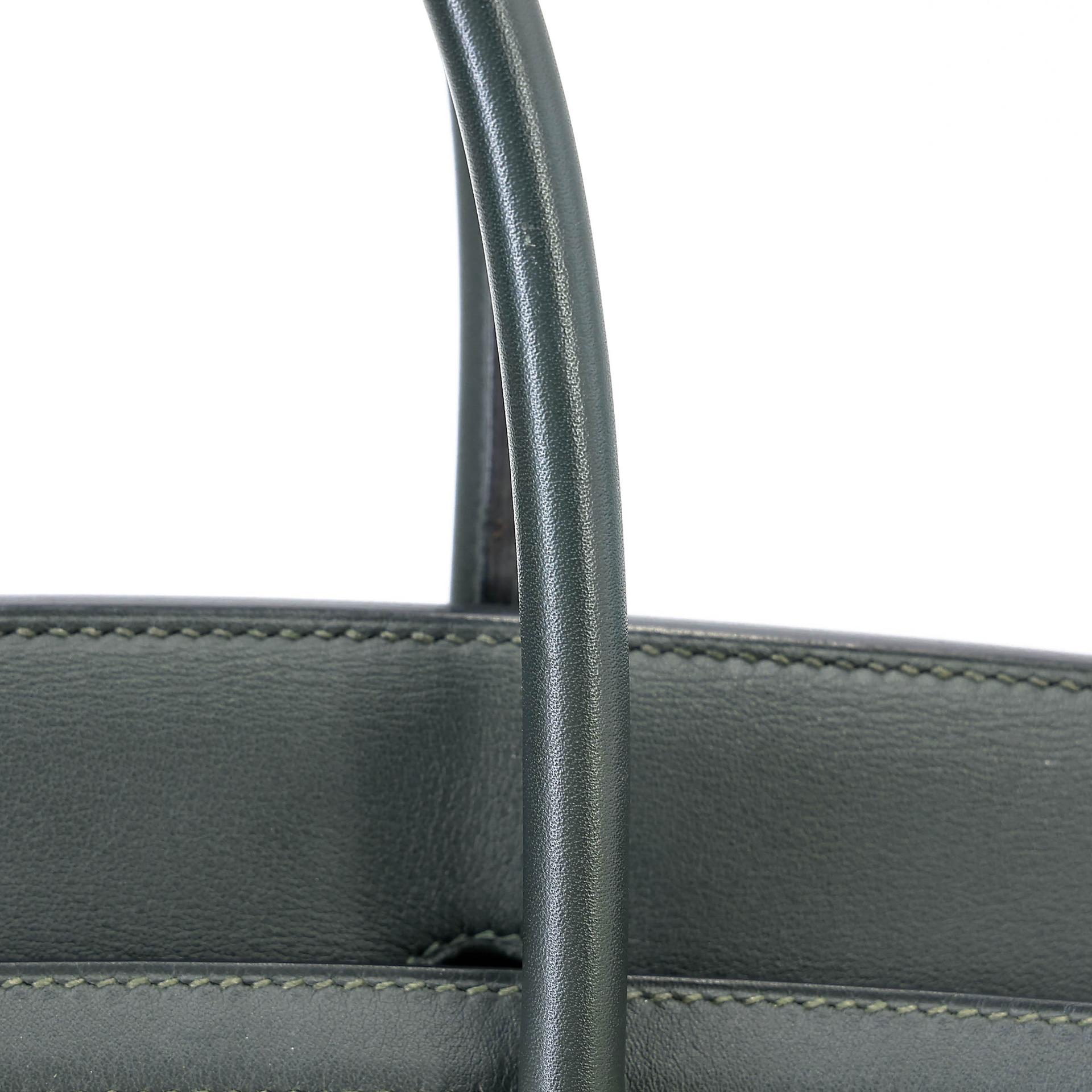 A美品 HERMÈS 愛馬仕 Birkin 35 2Q 英國綠 Vert Anglais Swift牛皮 帆布 銀扣 X刻 2016年 - 23