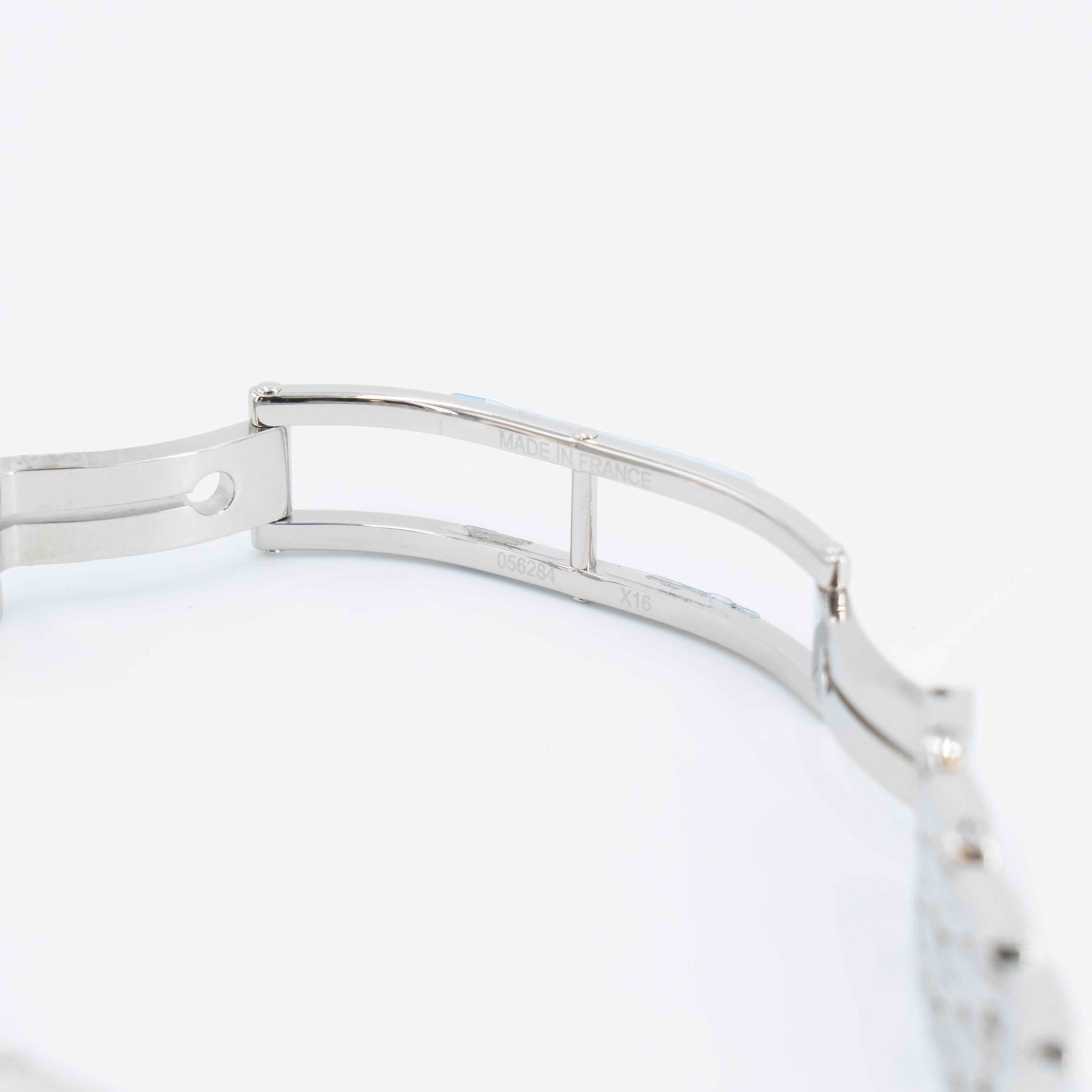 Brand New ( Rank N ) HERMÈS Kelly Watch Mini 16mm Silver Stainless steel - 9