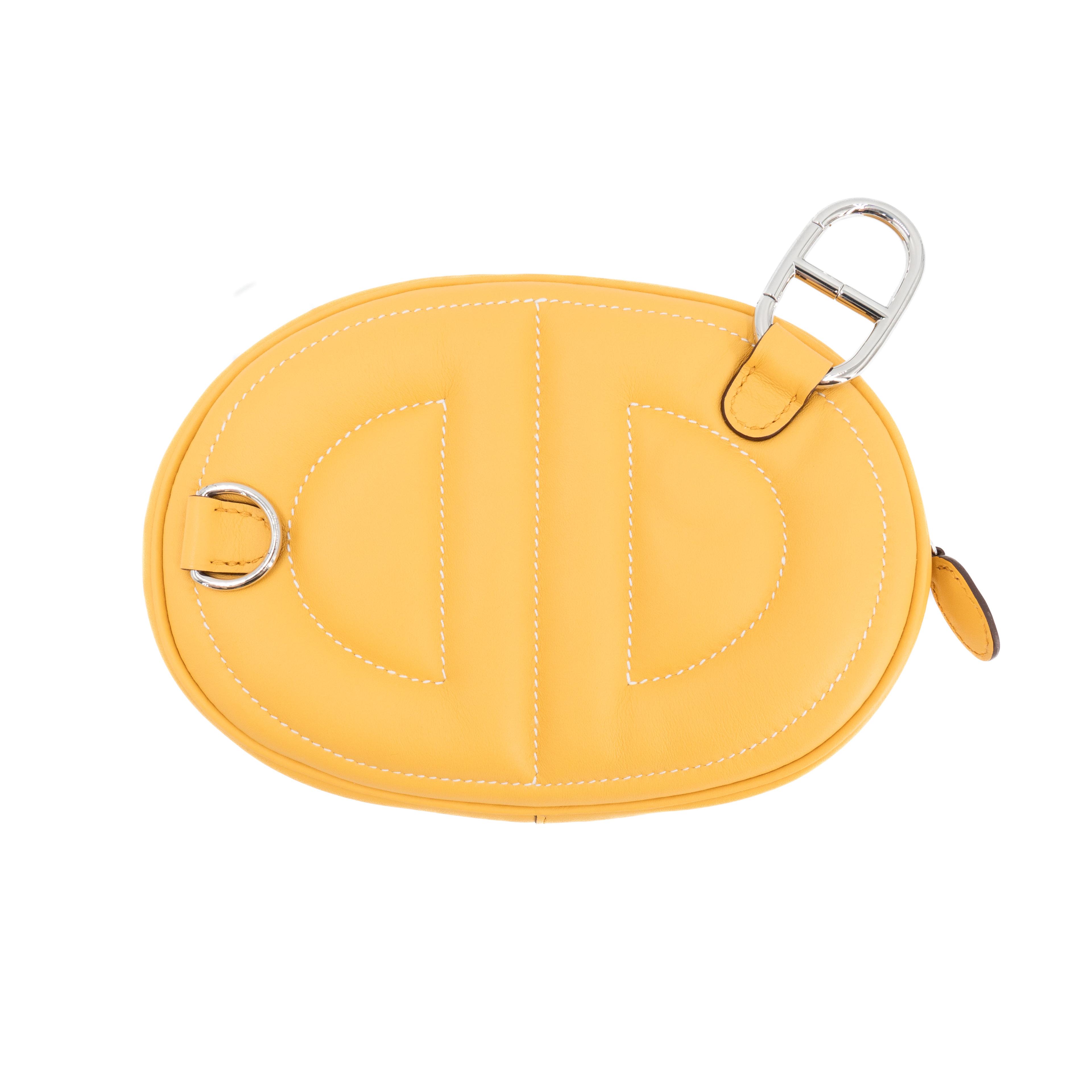 Unused ( Rank NS ) HERMÈS In-The-Loop belt bag Sun (B4) Monsieur Palladium hardware B (2023) - 2