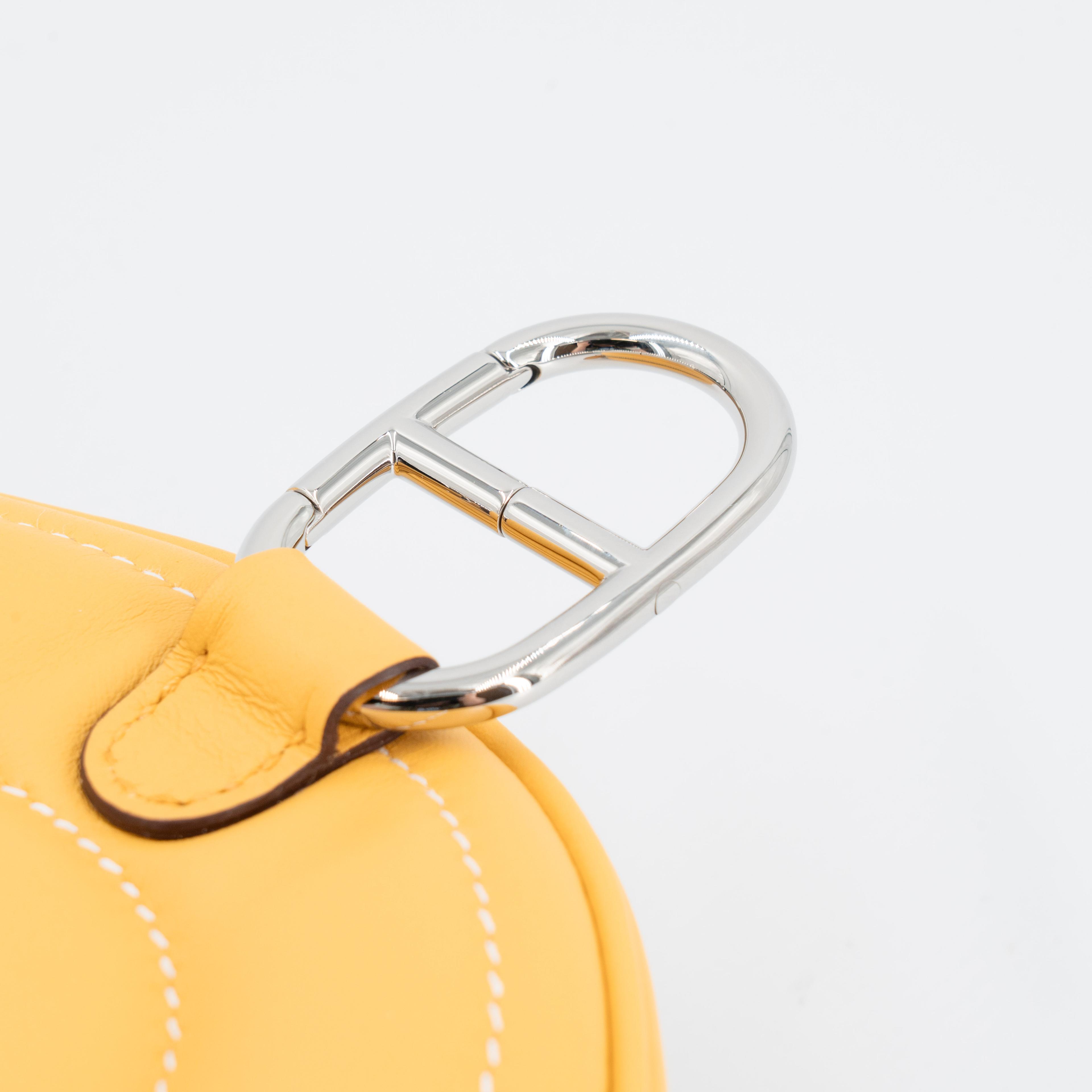 Unused ( Rank NS ) HERMÈS In-The-Loop belt bag Sun (B4) Monsieur Palladium hardware B (2023) - 8
