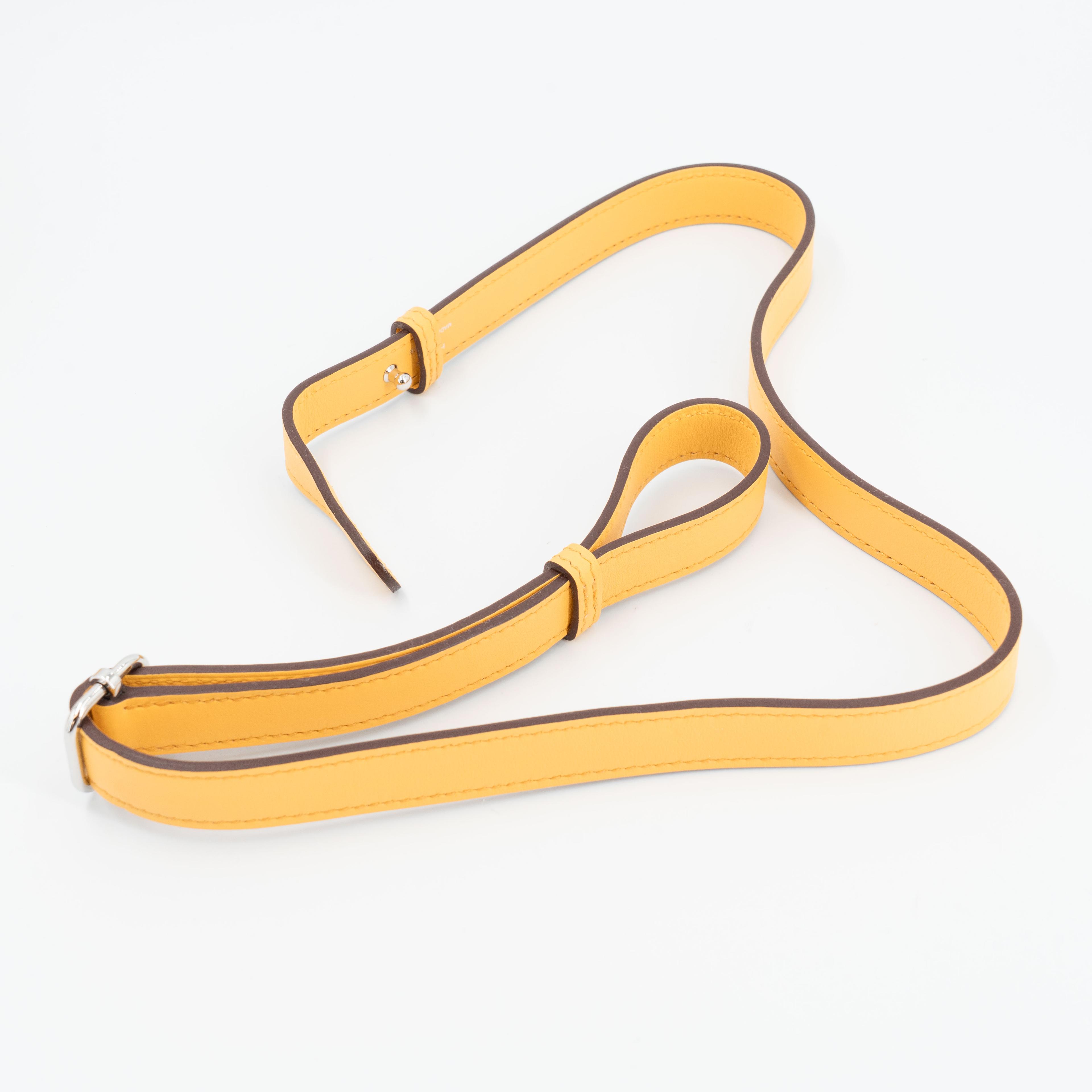 Unused ( Rank NS ) HERMÈS In-The-Loop belt bag Sun (B4) Monsieur Palladium hardware B (2023) - 13