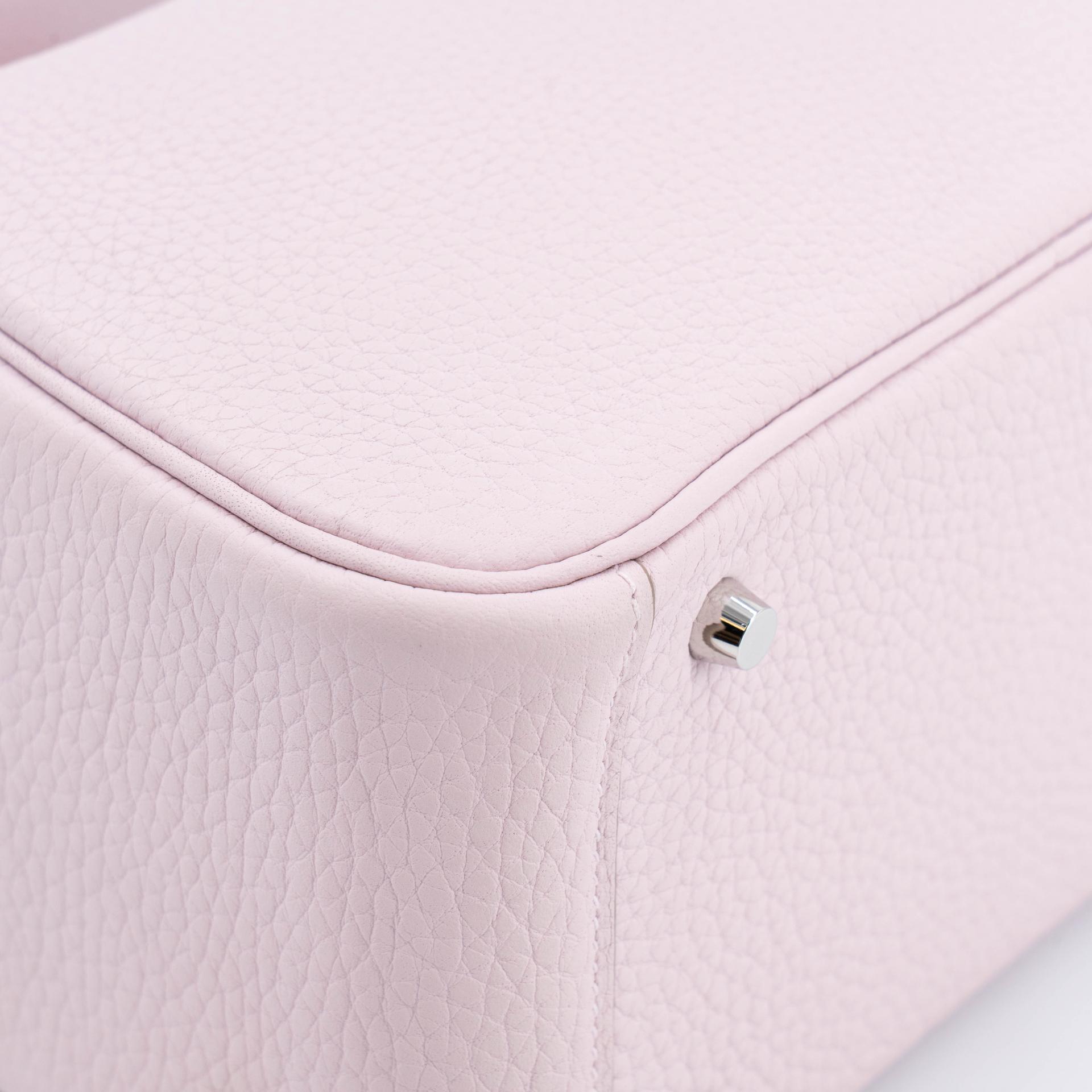 ランク SA HERMÈS エルメス ミニリンディ ヴェルソ モーヴペール (09) グリスパル (M4) トリヨン シルバー金具 W刻印 (2024) - 8