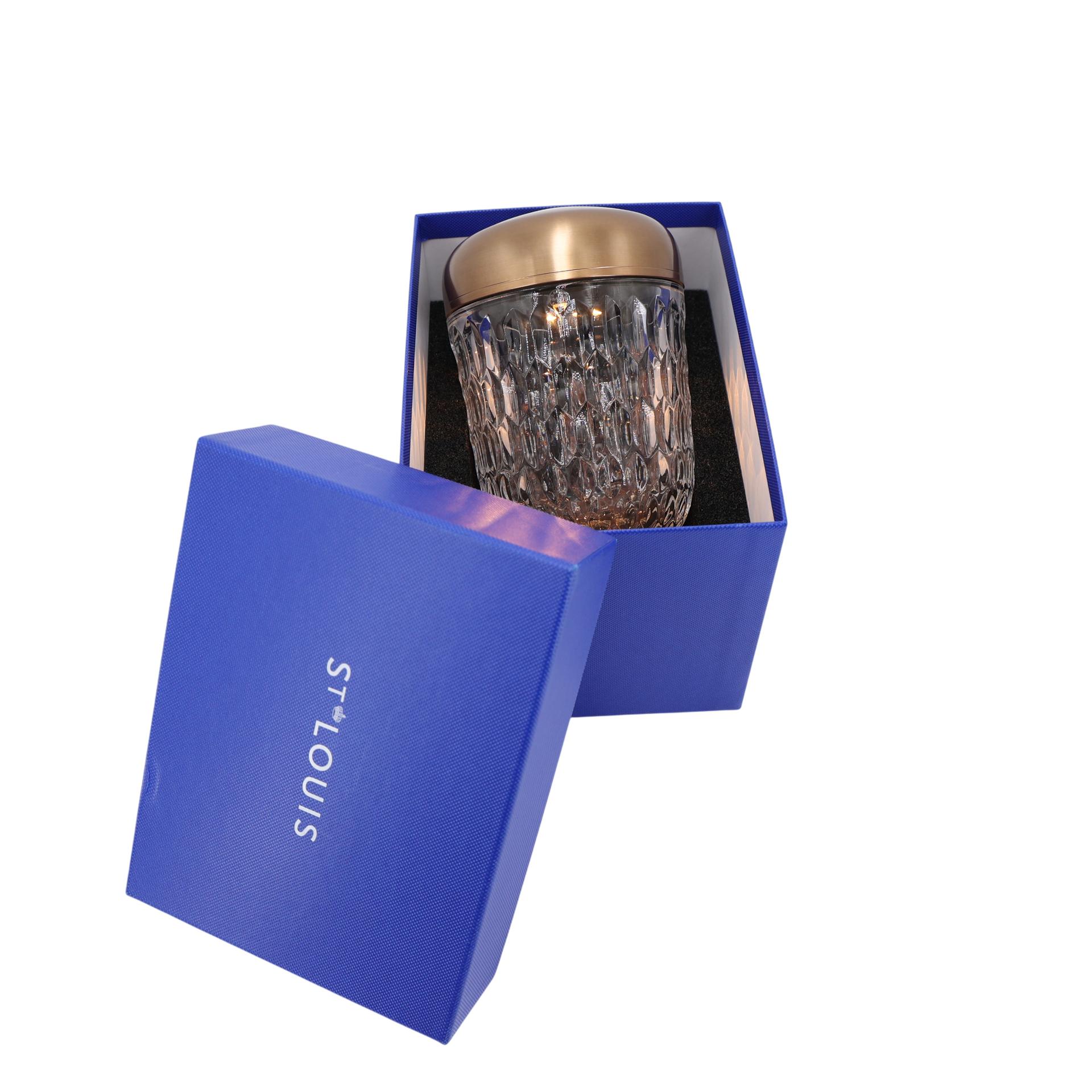 Brand New ( Rank N ) HERMÈS Saint Louis Folia Portable Lamp Brown Stainless steel - 3
