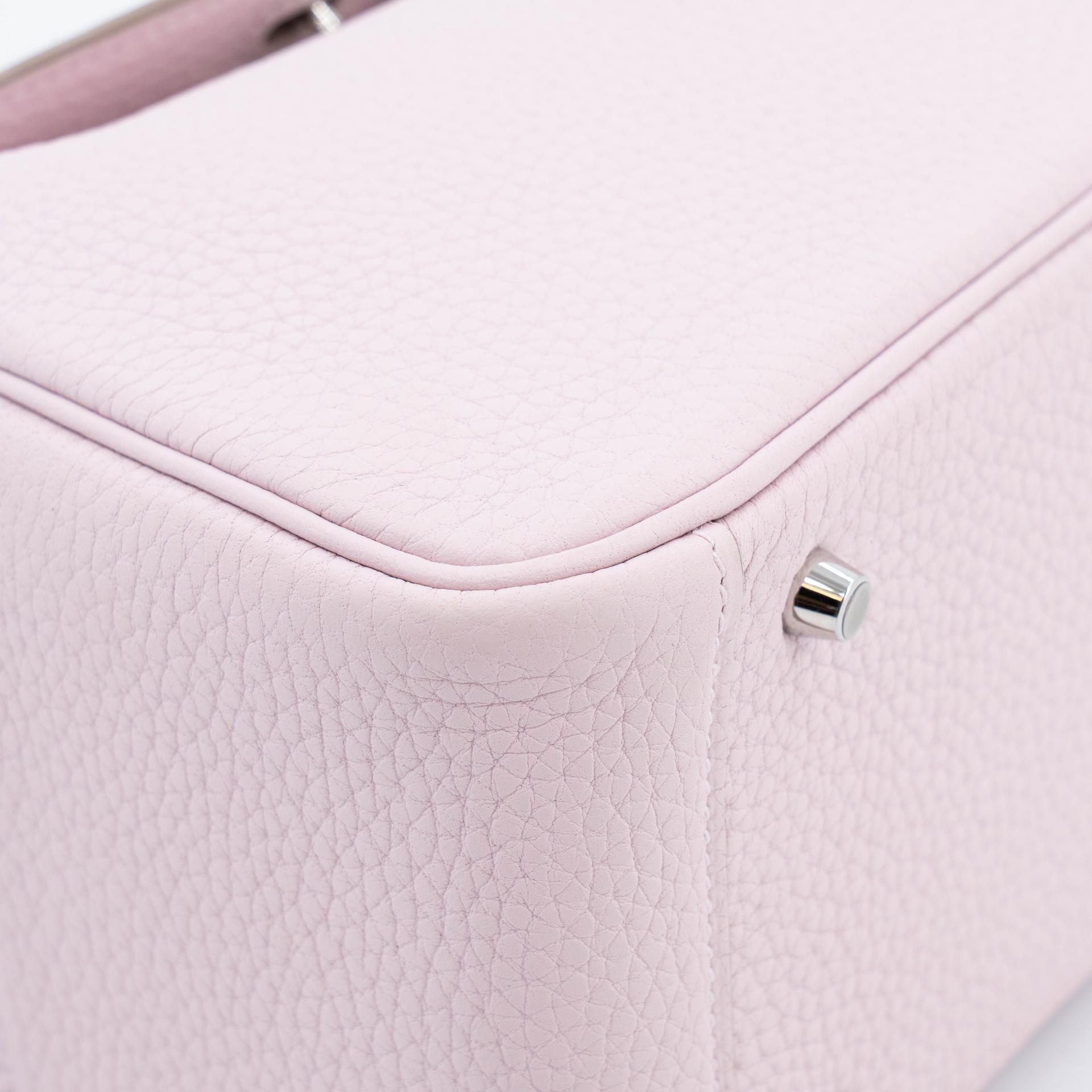ランク SA HERMÈS エルメス ミニリンディ ヴェルソ モーヴペール (09) グリスパル (M4) トリヨン シルバー金具 W刻印 (2024) - 10