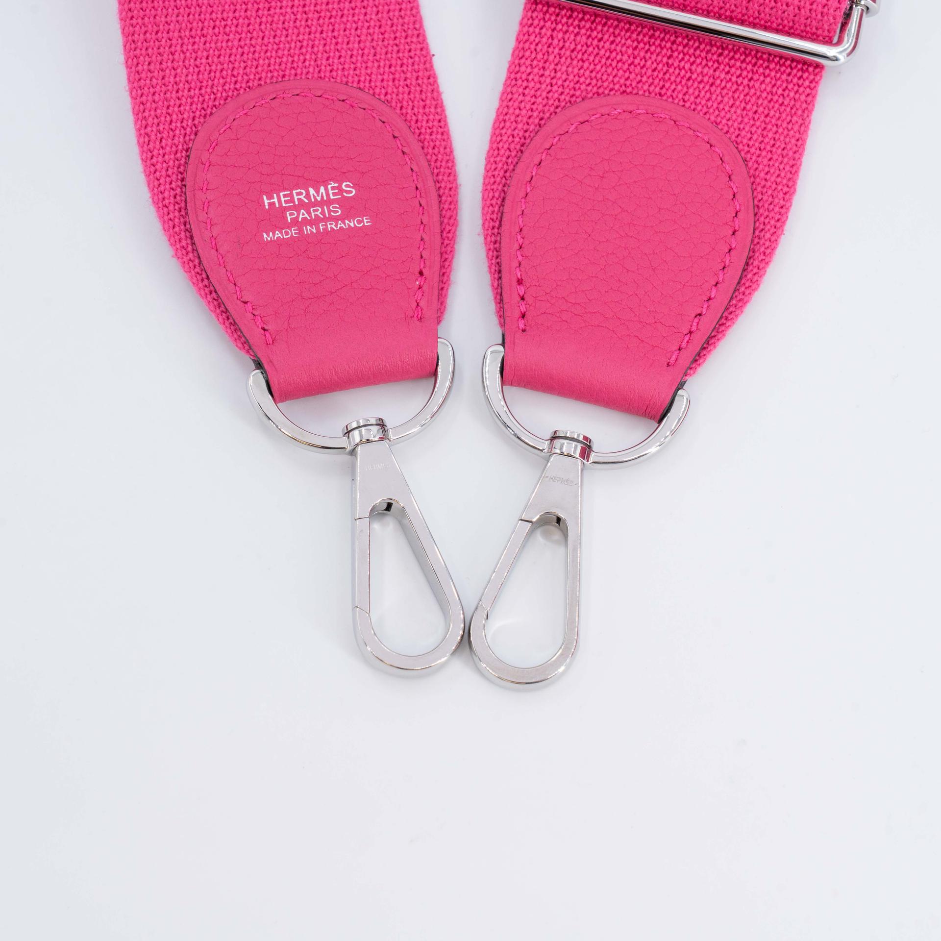 Excellent ( Rank SA ) HERMÈS Evelyne 29 Rose Shocking (5R) Clemence Palladium hardware U (2022) - 16