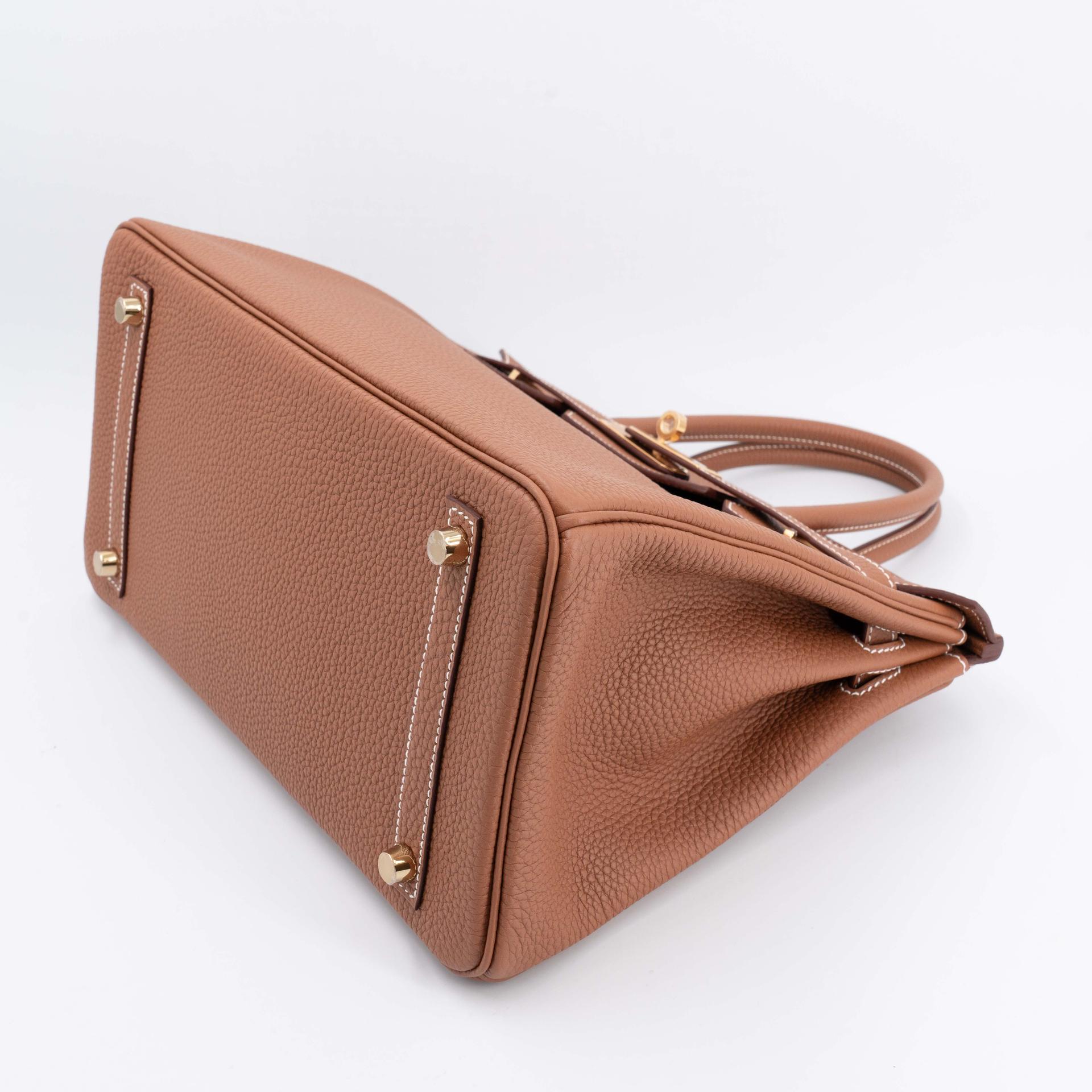 ランク N 新品 HERMÈS エルメス バーキン30 ゴールド (37) トゴ ゴールド金具 K刻印 (2025) - 5