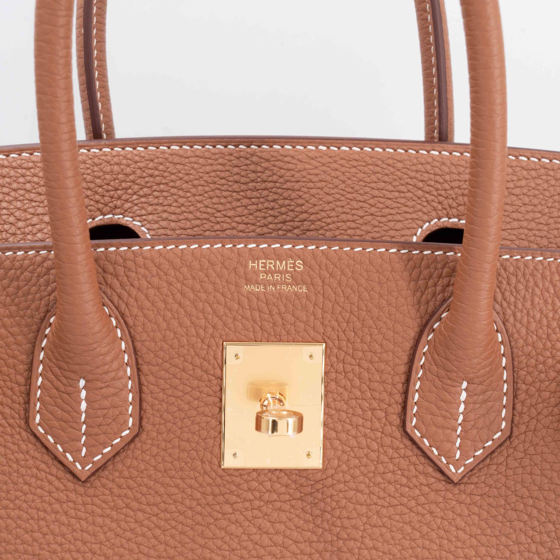ランク N 新品 HERMÈS エルメス バーキン30 ゴールド (37) トゴ ゴールド金具 K刻印 (2025) - 9