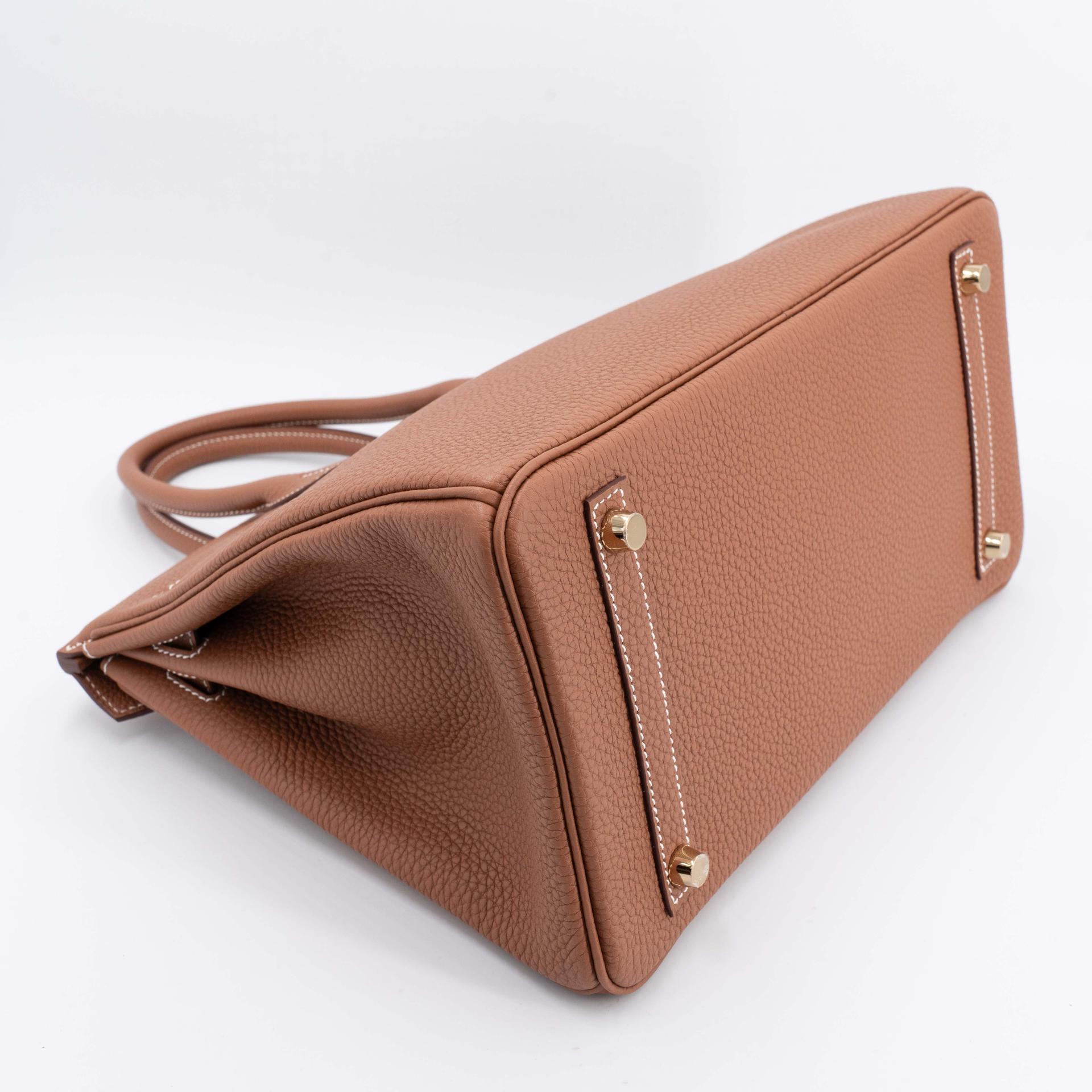 ランク N 新品 HERMÈS エルメス バーキン30 ゴールド (37) トゴ ゴールド金具 K刻印 (2025) - 7