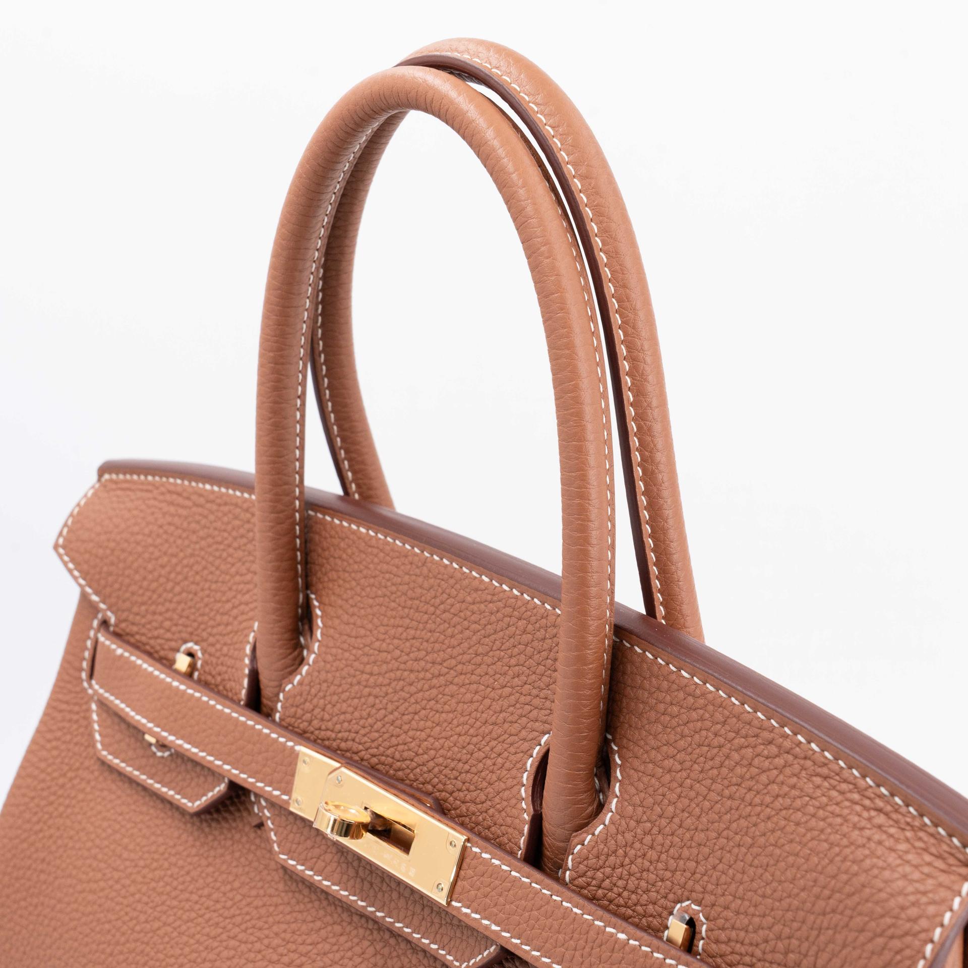 ランク N 新品 HERMÈS エルメス バーキン30 ゴールド (37) トゴ ゴールド金具 K刻印 (2025) - 3