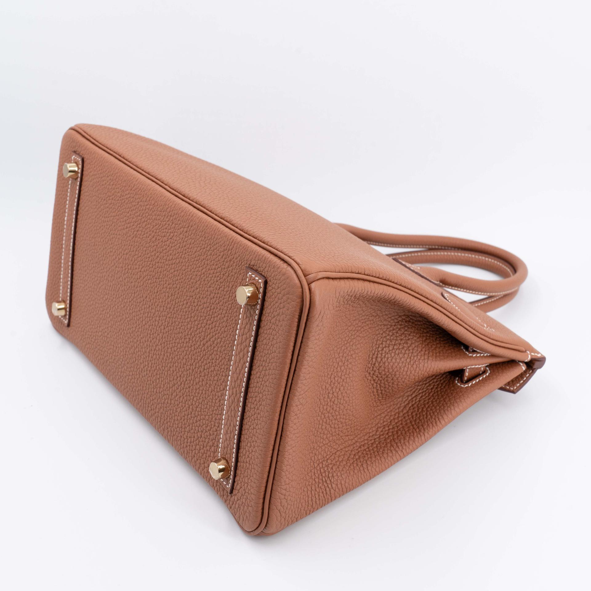 ランク N 新品 HERMÈS エルメス バーキン30 ゴールド (37) トゴ ゴールド金具 K刻印 (2025) - 6