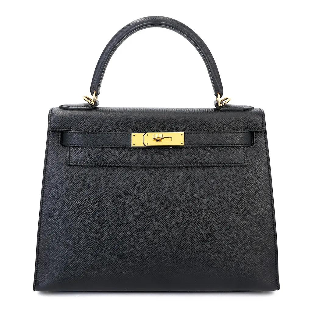 Kelly 28 Sellier Noir (89)