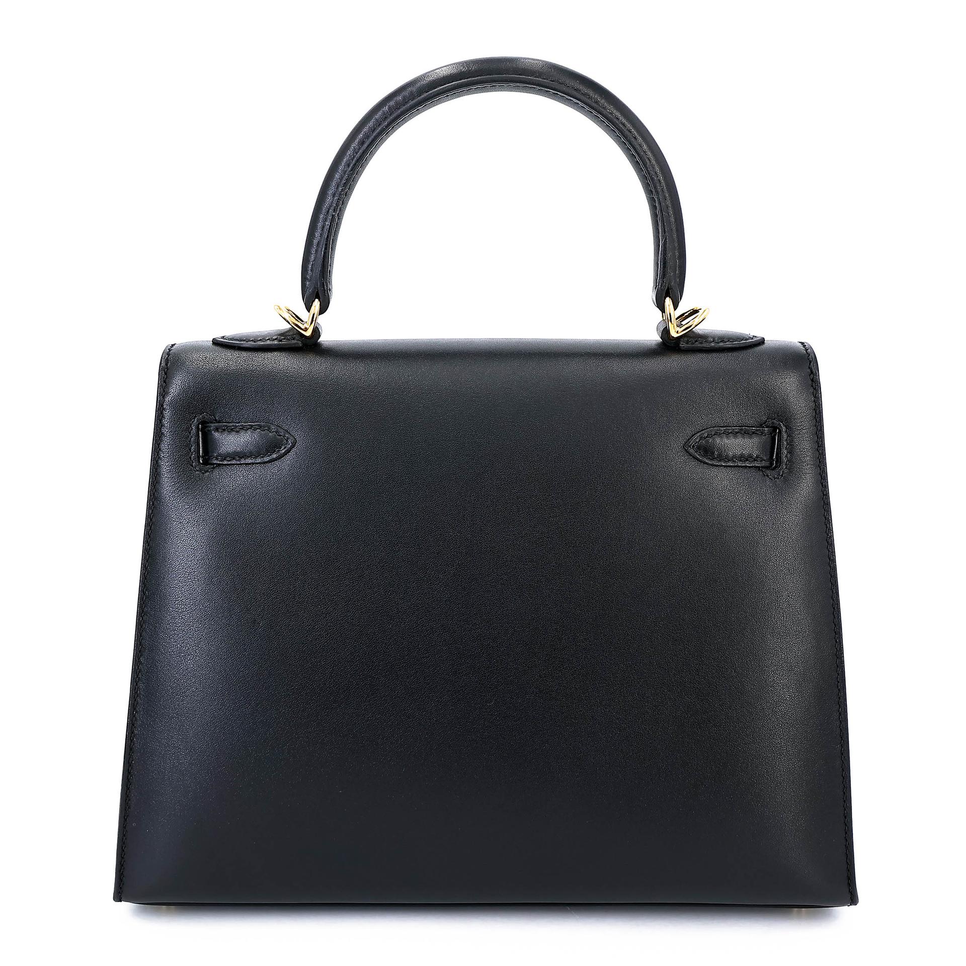 Kelly 25 Sellier Noir (89)