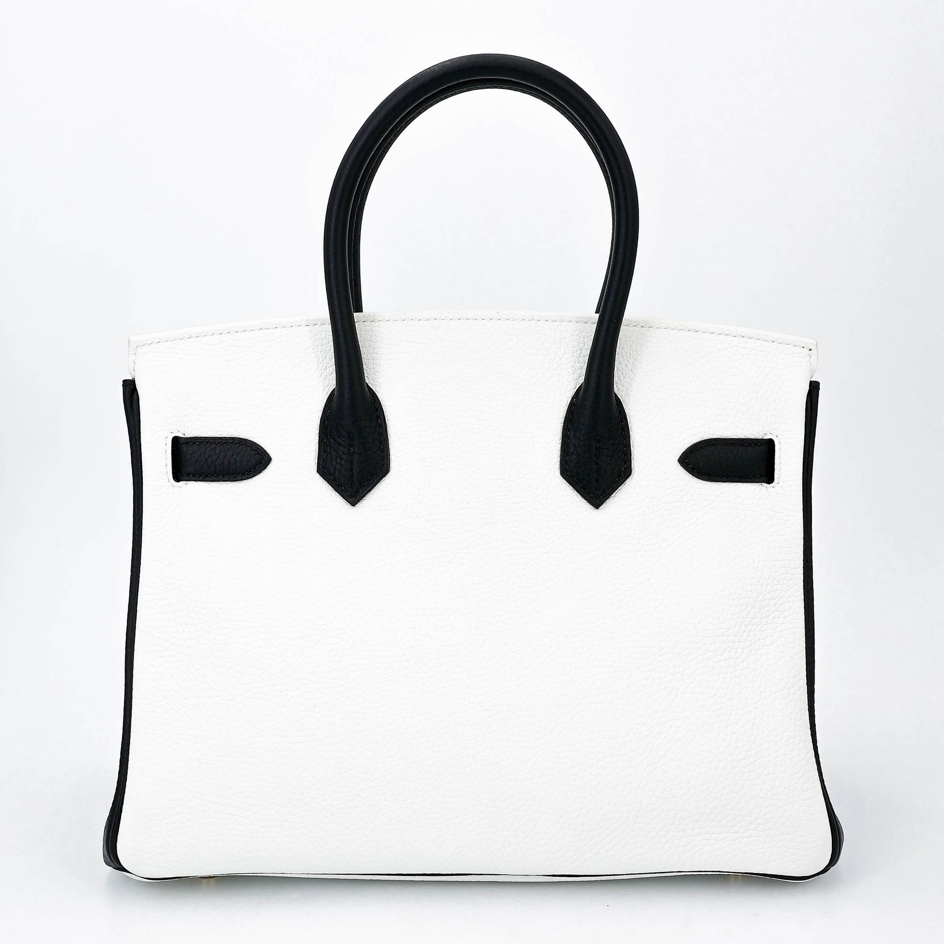 Birkin 30 HSS(M⭐） Noir (89) White (01)