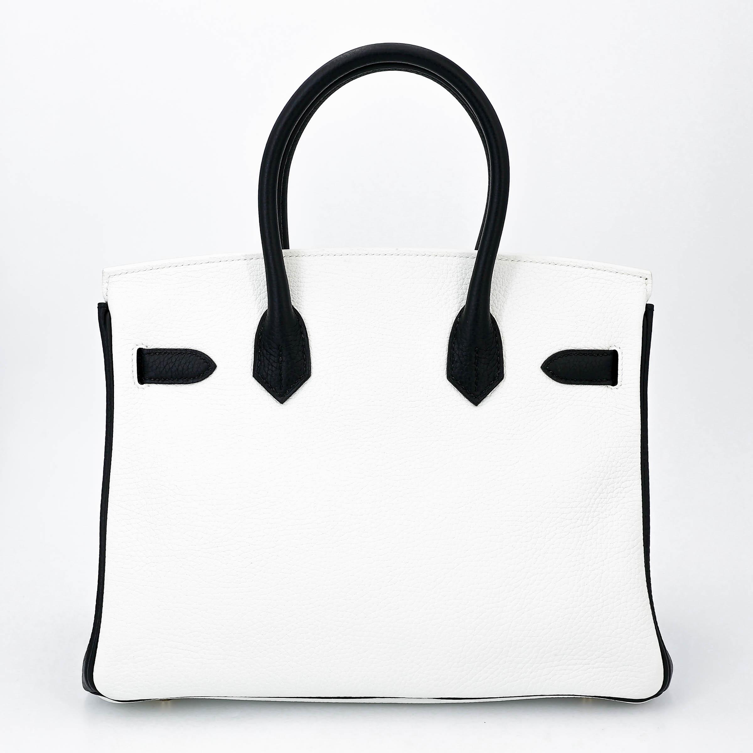 Birkin 30 HSS(M⭐） Noir (89) White (01)