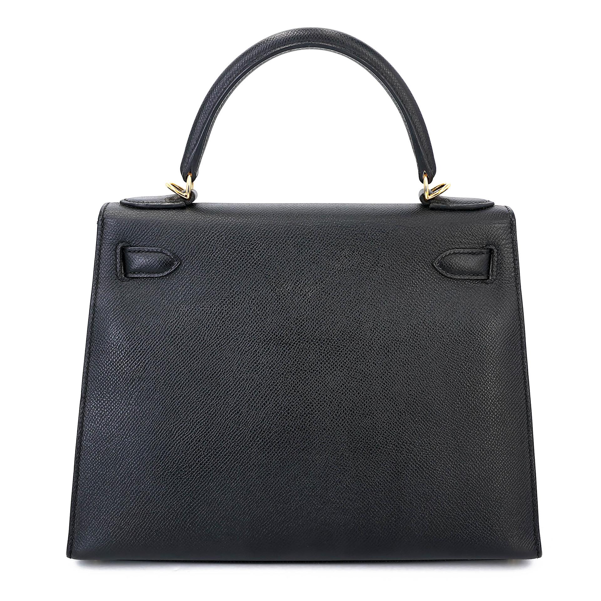 Kelly 28 Sellier Noir (89)