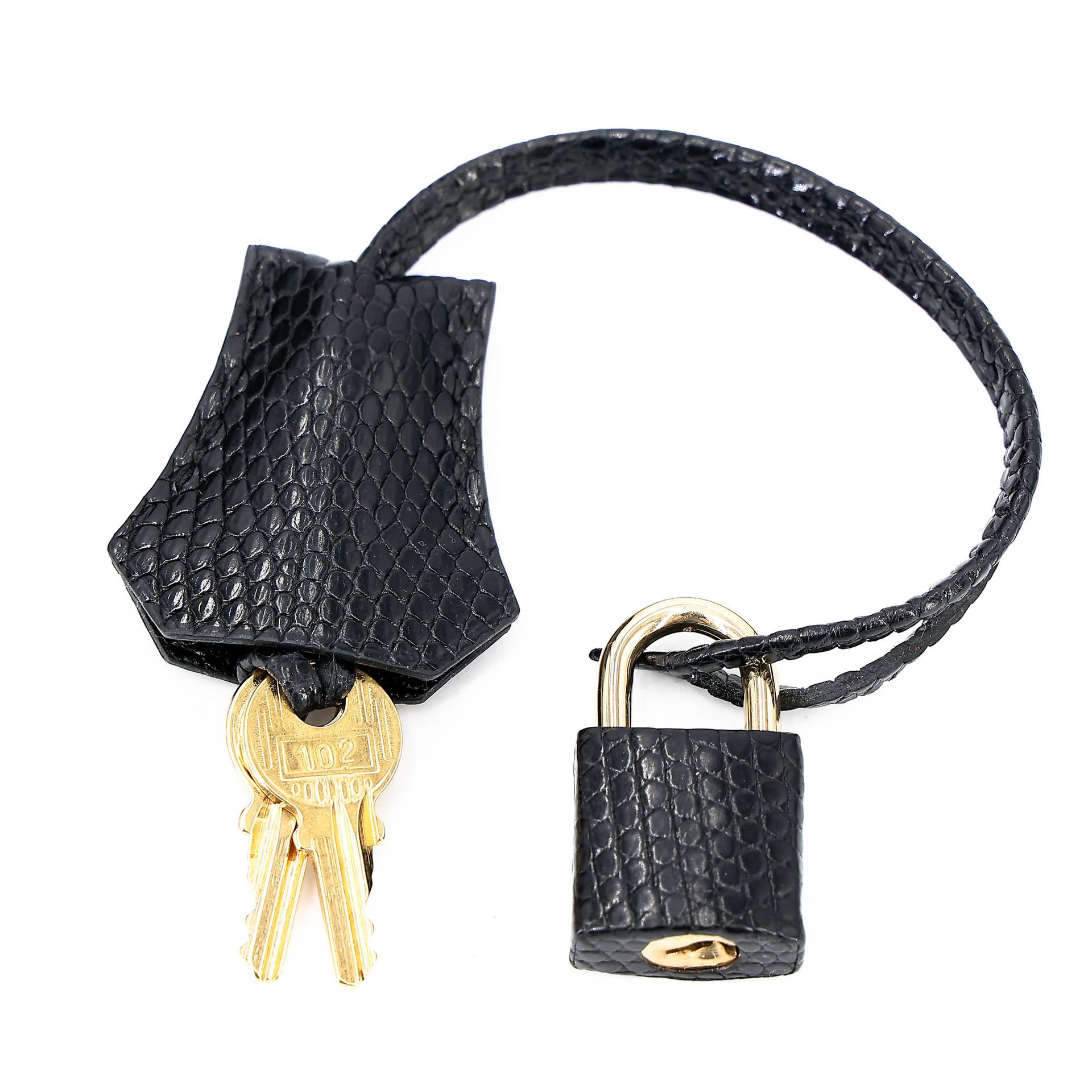 A美品 HERMÈS 愛馬仕 Birkin 25 89 黑色 Noir (Black) 蜥蜴皮 金扣 □N刻 2010年 - 32