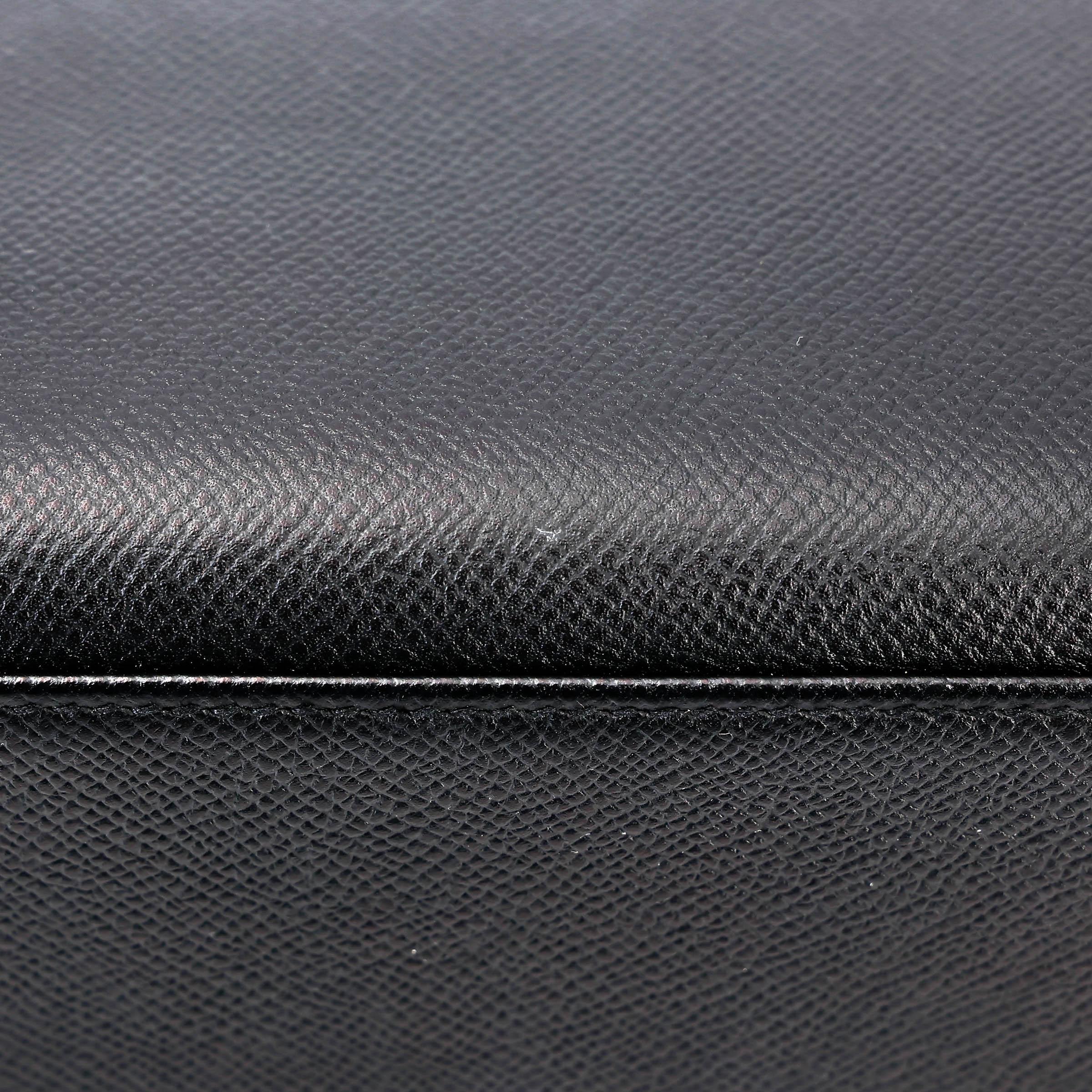 Very Good ( Rank A) HERMÈS Kelly 28 Sellier Noir (89) Epsom Gold hardware C (2018) - 8