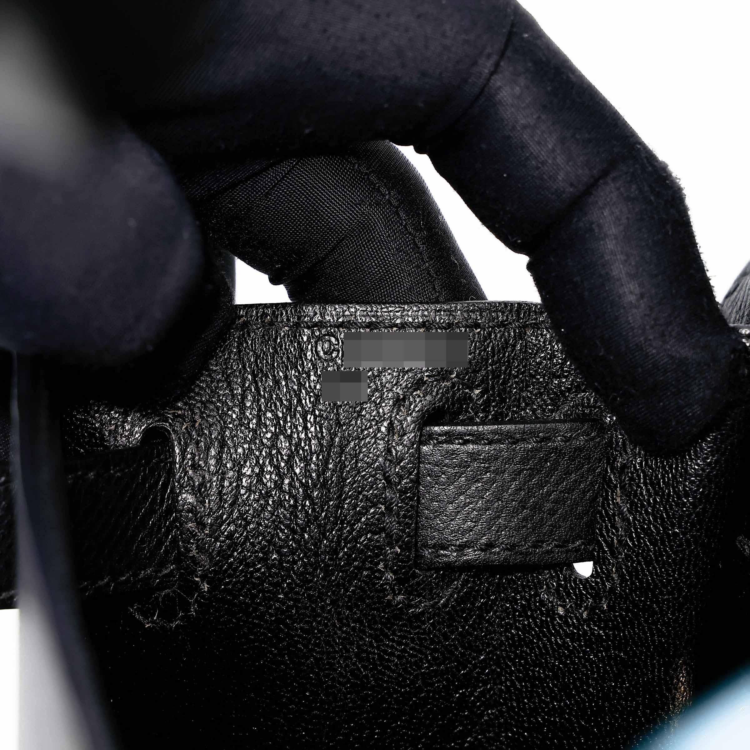 Very Good ( Rank A) HERMÈS Kelly 28 Sellier Noir (89) Epsom Gold hardware C (2018) - 18