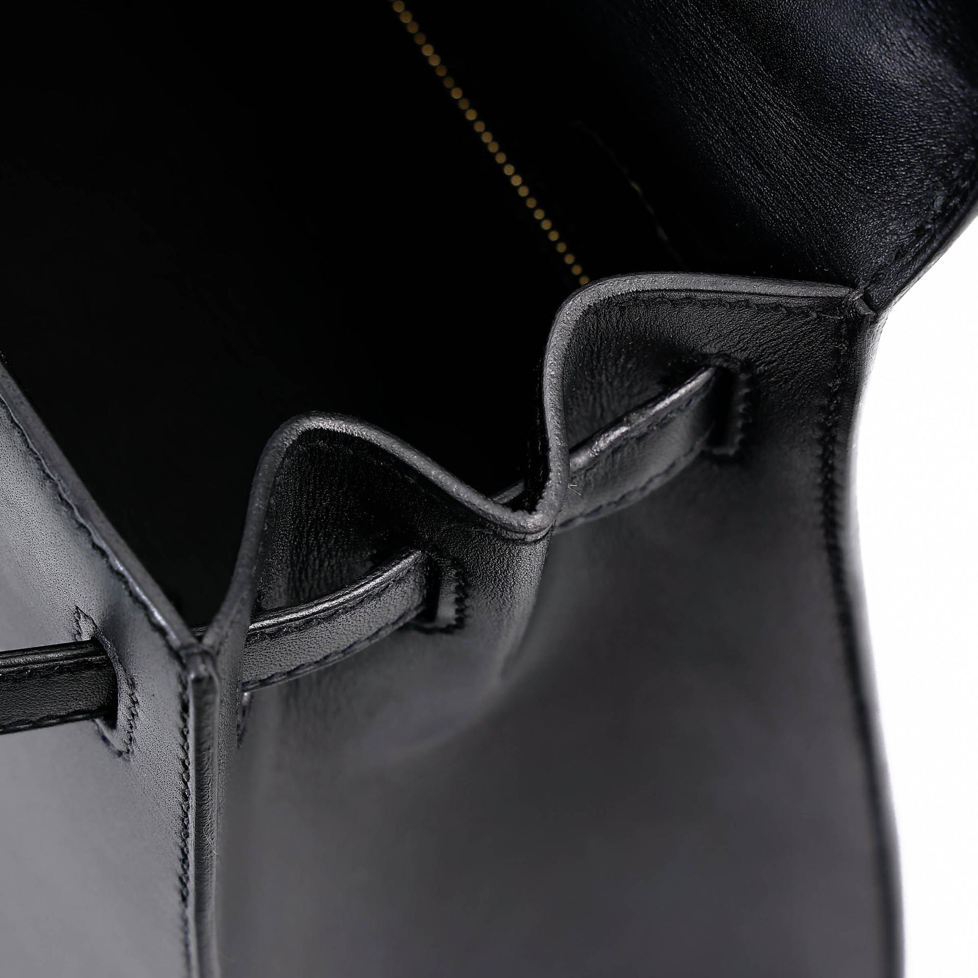 ランク NS 未使用品 HERMÈS エルメス ケリー25 セリエ ブラック (89) タデラクト ゴールド金具 D刻印 (2019) - 20