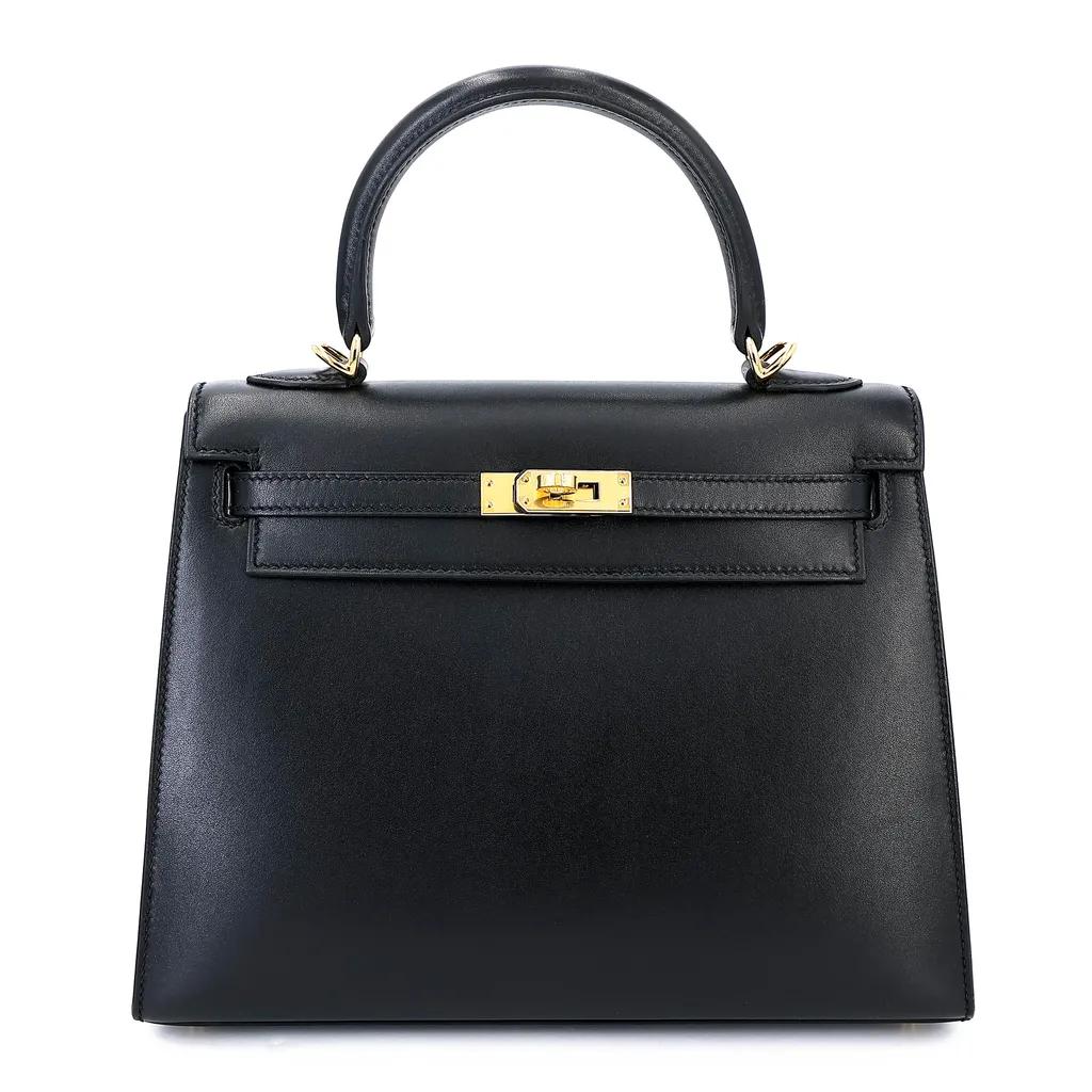 Kelly 25 Sellier Noir (89)