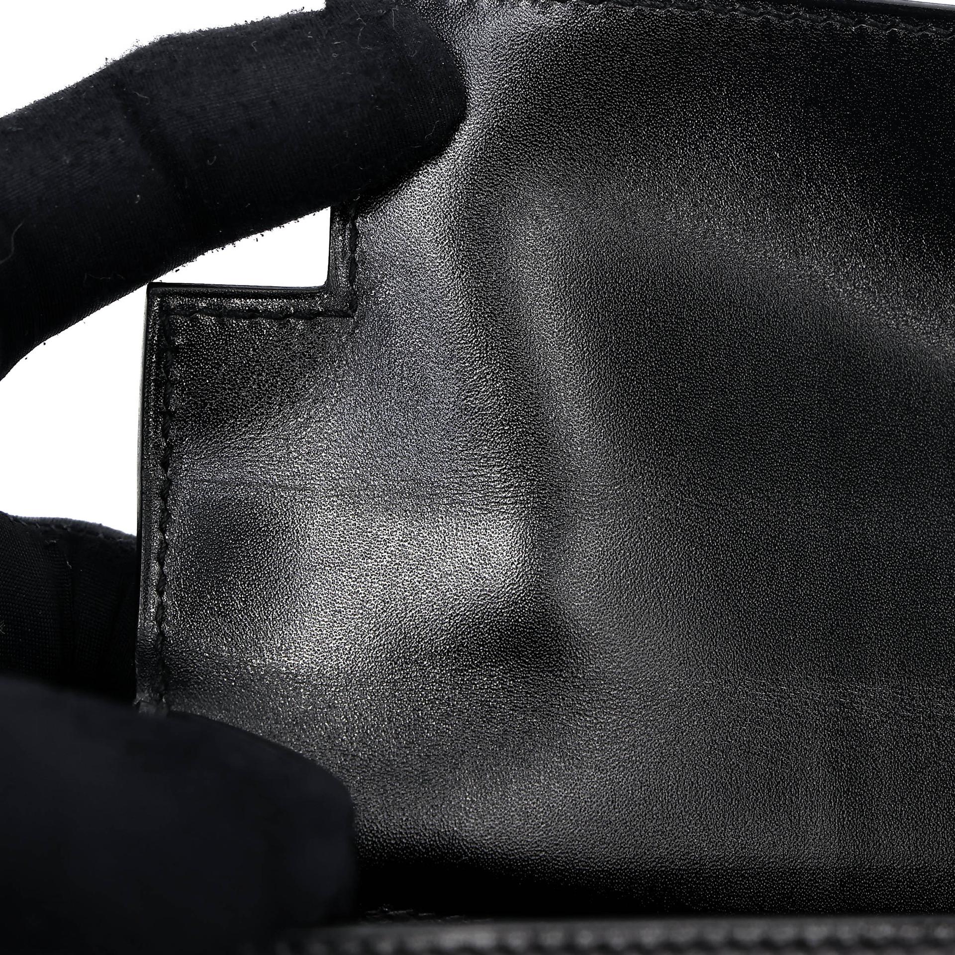 ランク NS 未使用品 HERMÈS エルメス ケリー25 セリエ ブラック (89) ボックスカーフ ゴールド金具 C刻印 (2018) - 15