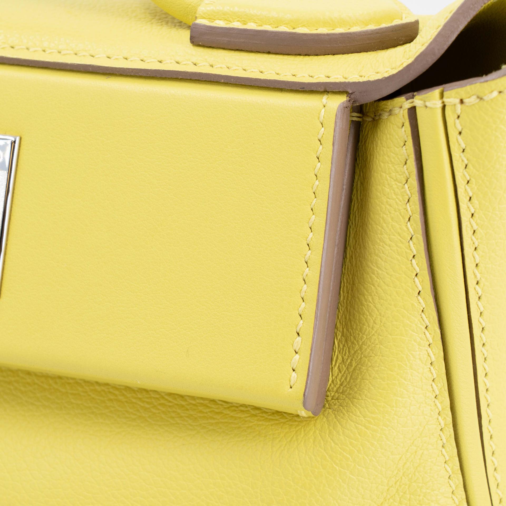 ランク SA HERMÈS エルメス ヴァンキャトルミニ ライム (9R) エバーカラー シルバー金具 B刻印 (2023) - 14