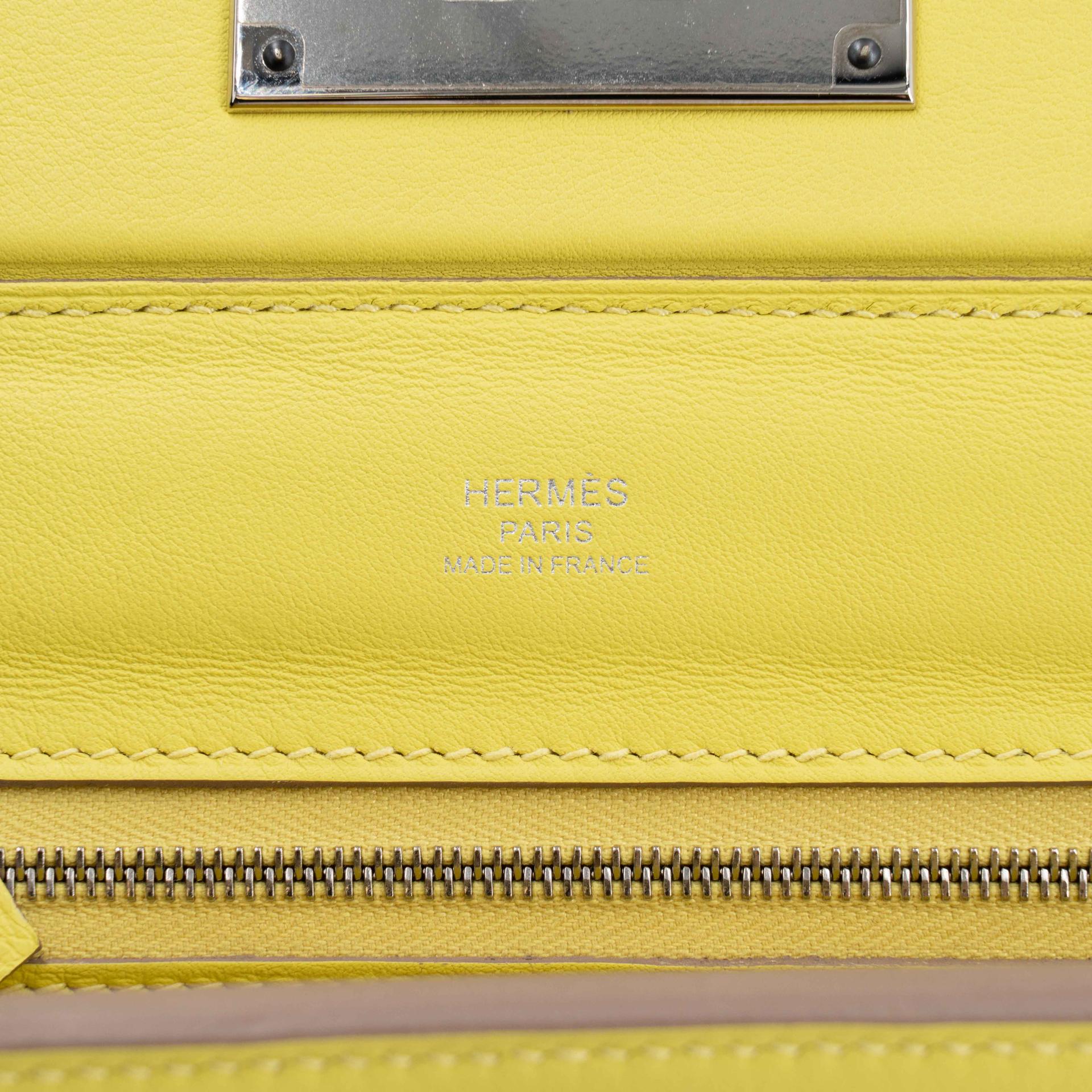 ランク SA HERMÈS エルメス ヴァンキャトルミニ ライム (9R) エバーカラー シルバー金具 B刻印 (2023) - 20