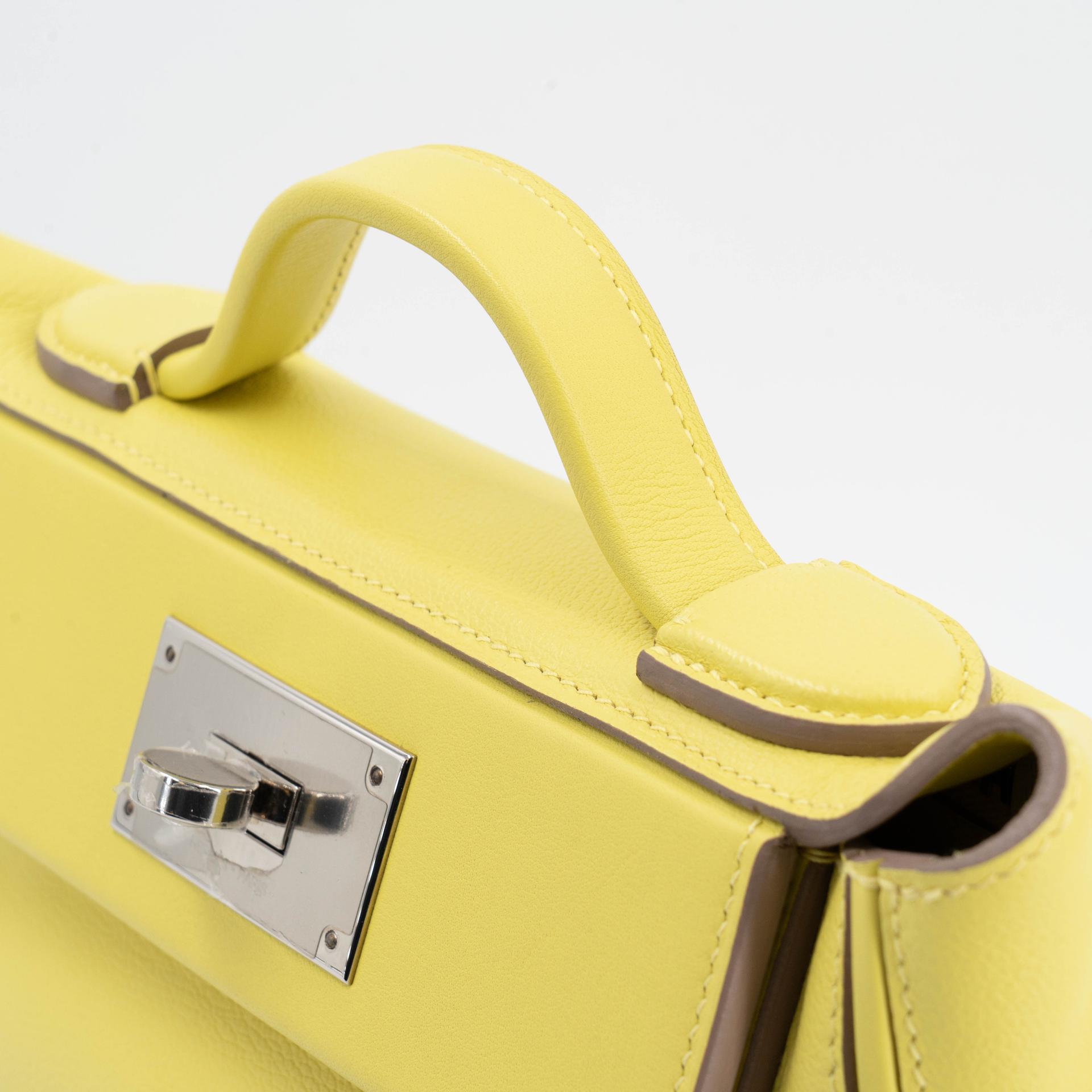 ランク SA HERMÈS エルメス ヴァンキャトルミニ ライム (9R) エバーカラー シルバー金具 B刻印 (2023) - 3