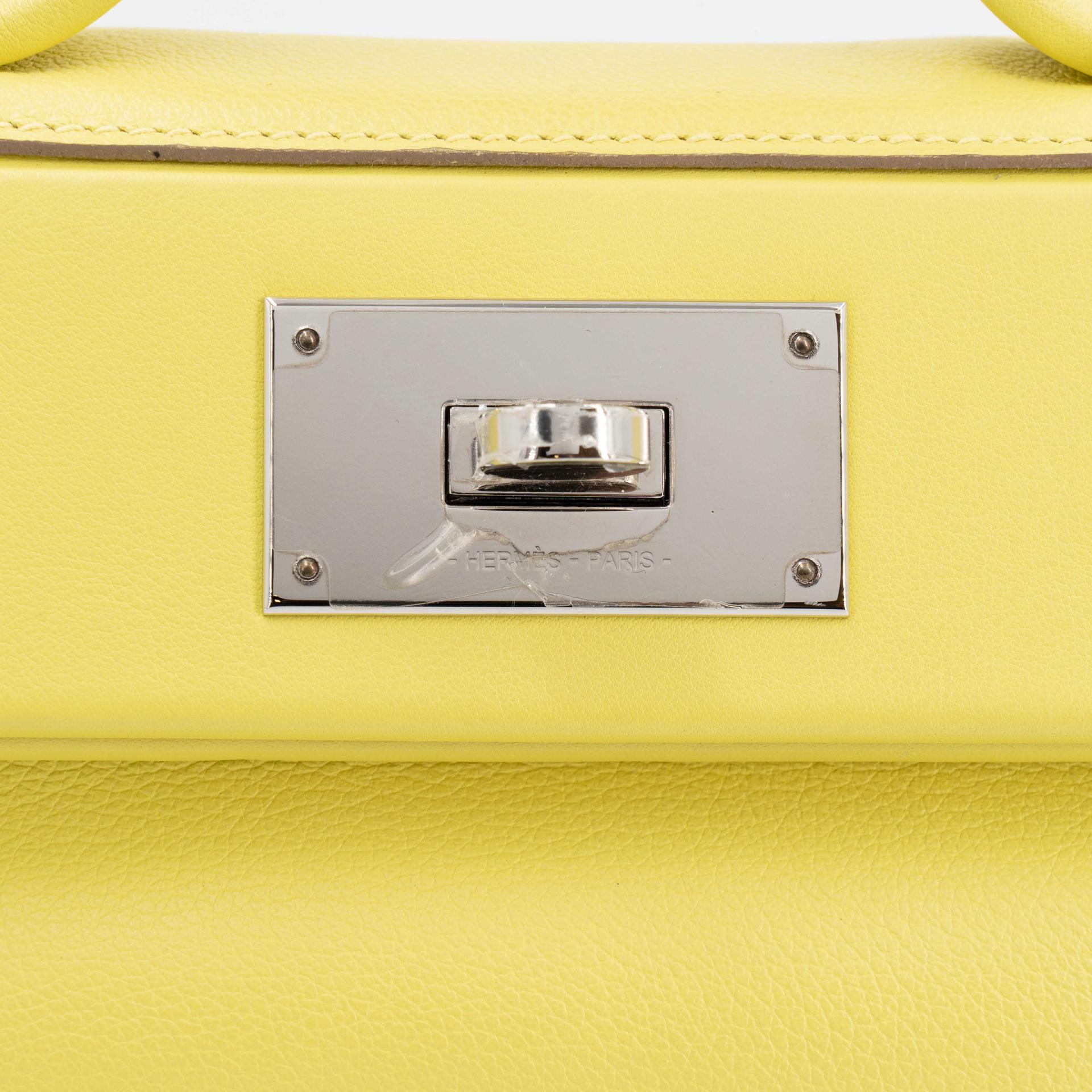 ランク SA HERMÈS エルメス ヴァンキャトルミニ ライム (9R) エバーカラー シルバー金具 B刻印 (2023) - 17