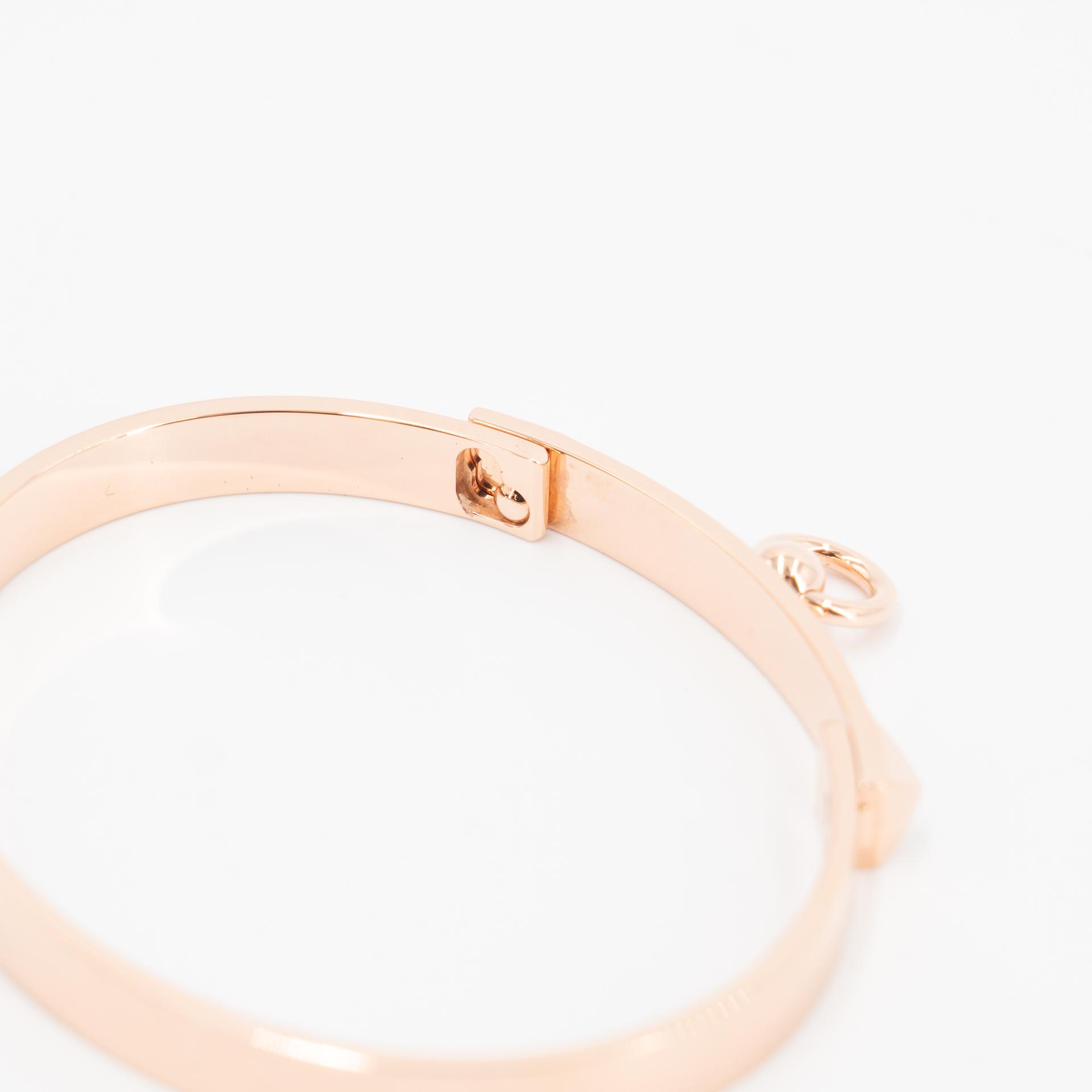 Brand New ( Rank N ) HERMÈS Collier de chien bracelet SH Rose Gold 18K Rose Gold - 6