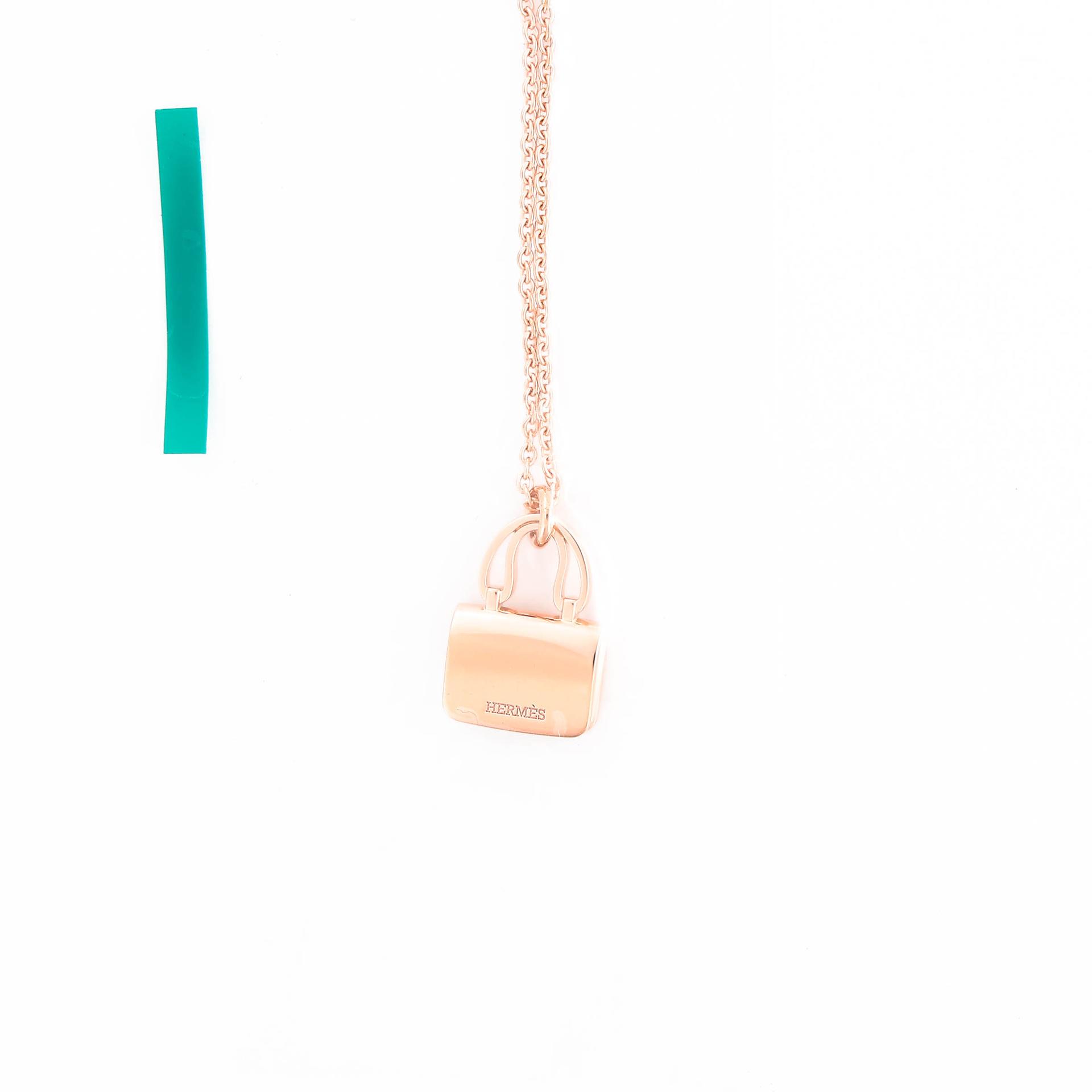 Brand New ( Rank N ) HERMÈS Amulettes Constance pendant Rose Gold Diamond 18K Rose Gold - 6