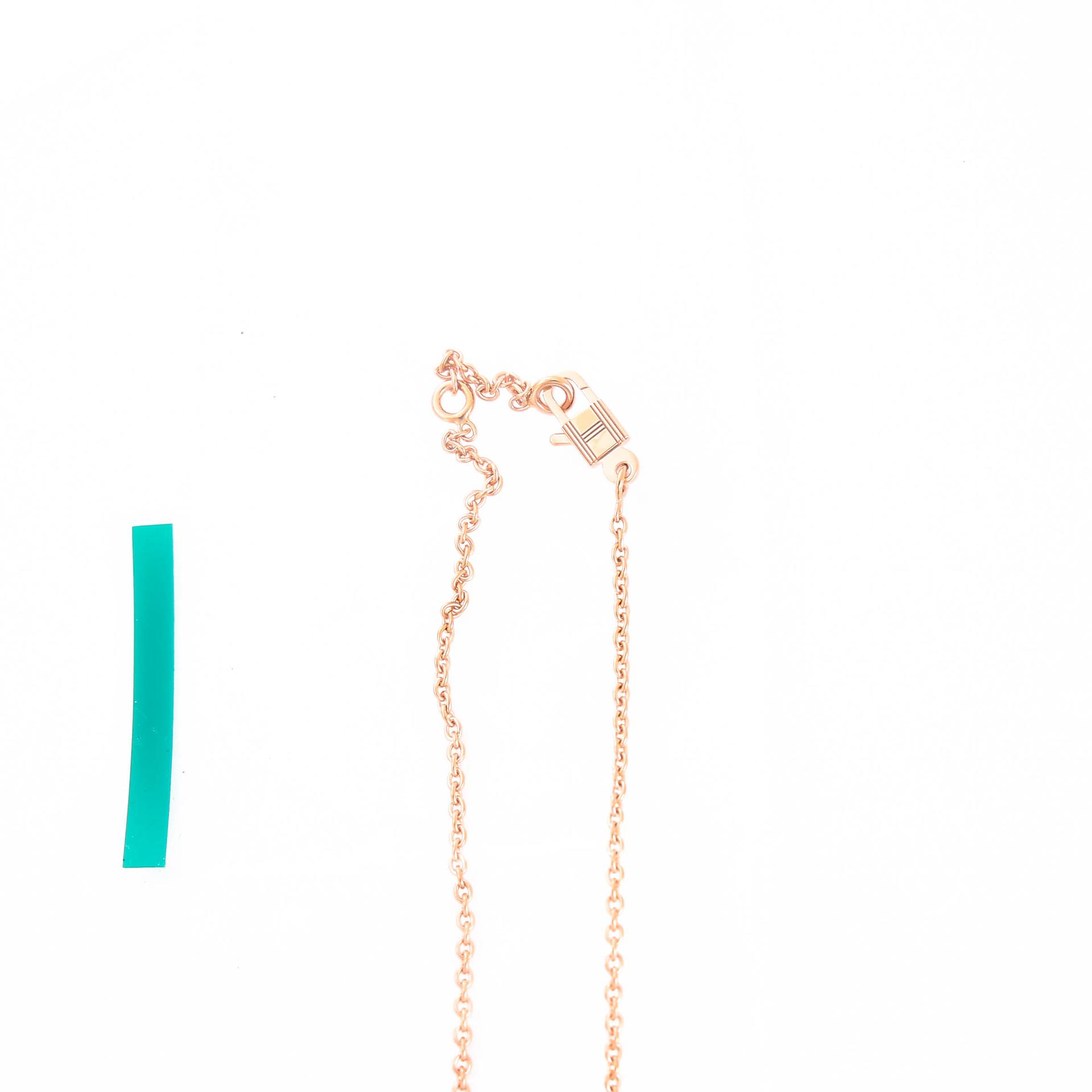 Brand New ( Rank N ) HERMÈS Amulettes Constance pendant Rose Gold Diamond 18K Rose Gold - 7