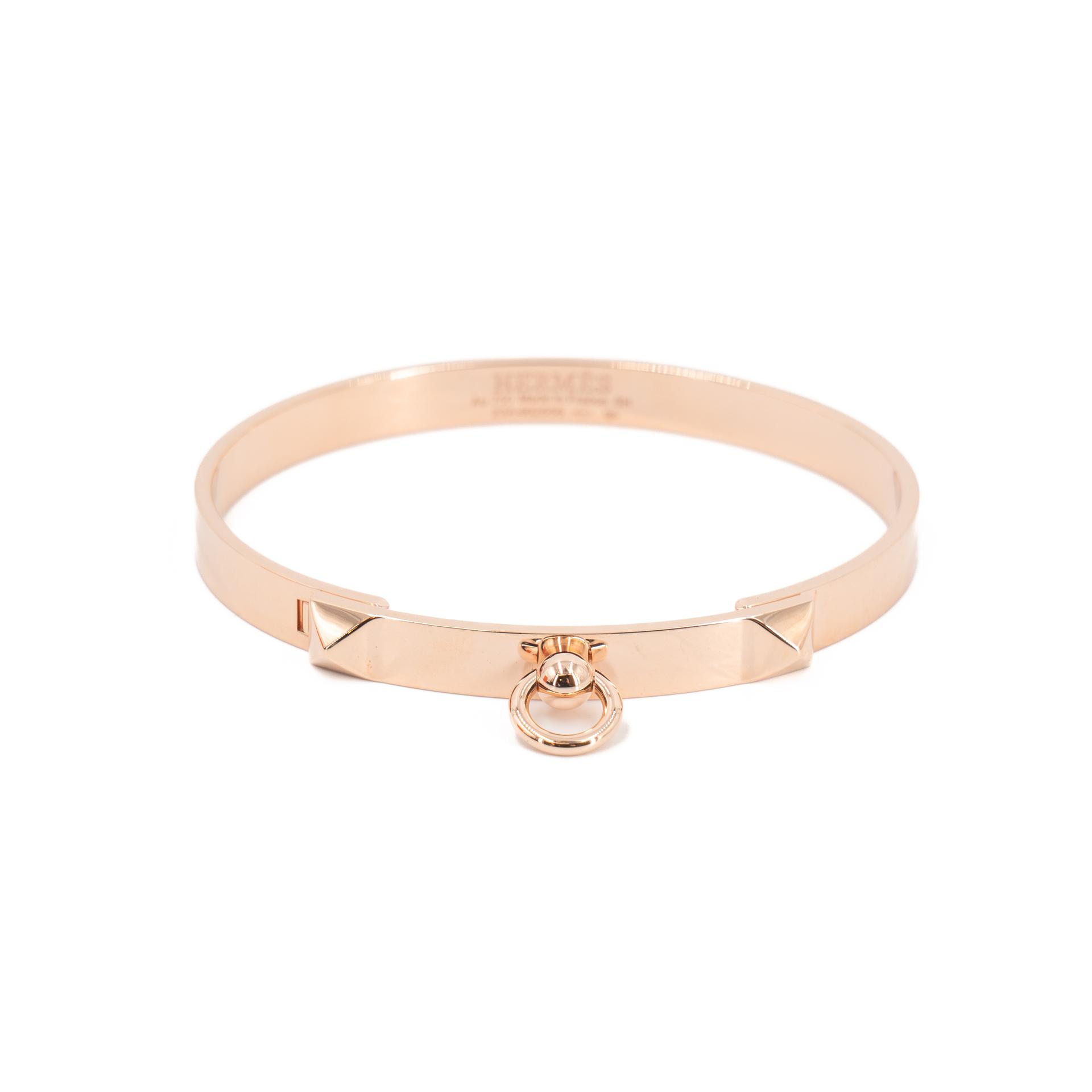 Brand New ( Rank N ) HERMÈS Collier de chien bracelet SH Rose Gold 18K Rose Gold - 1