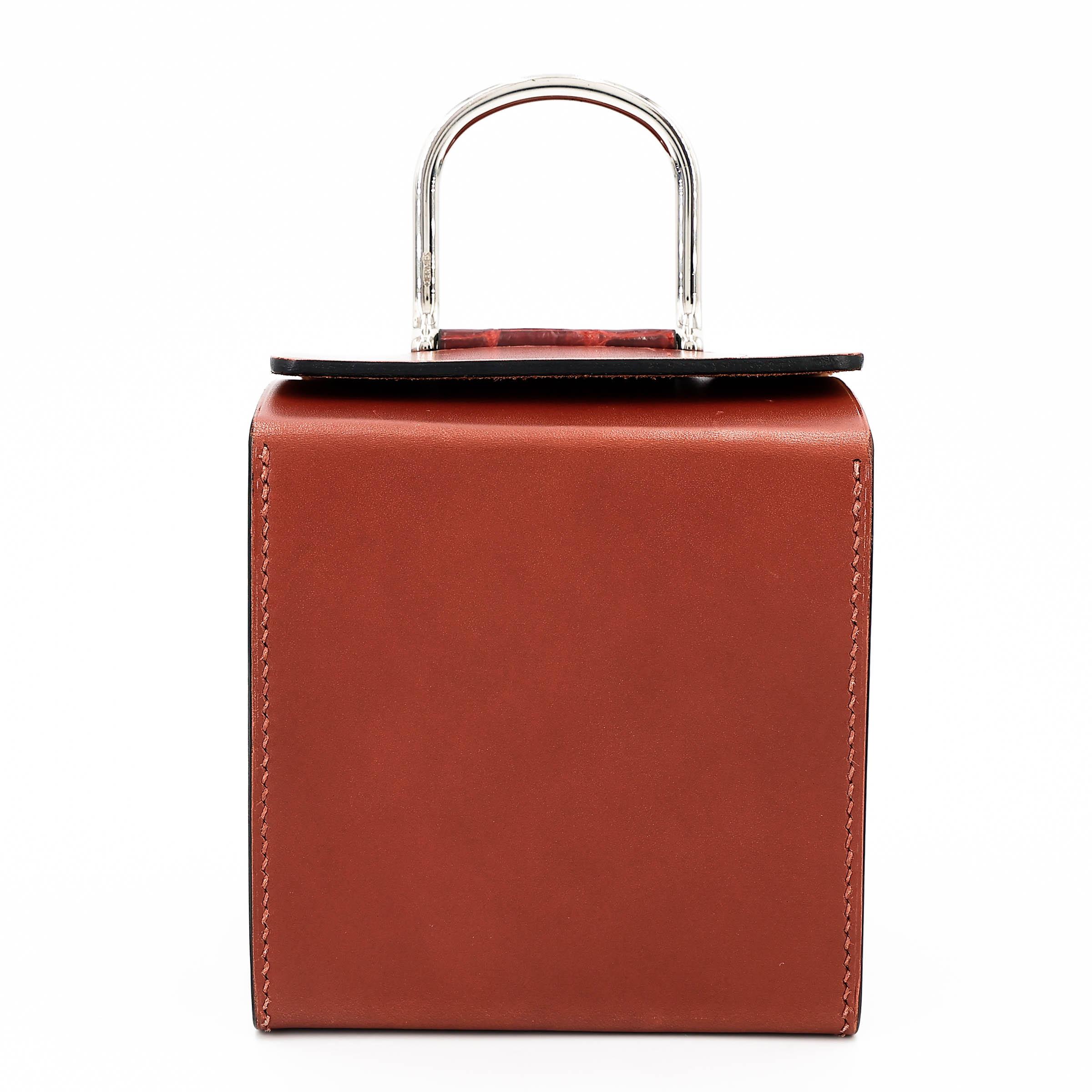 Petit h H Box Bag Brique (36) Pain d’Epice (9Y)