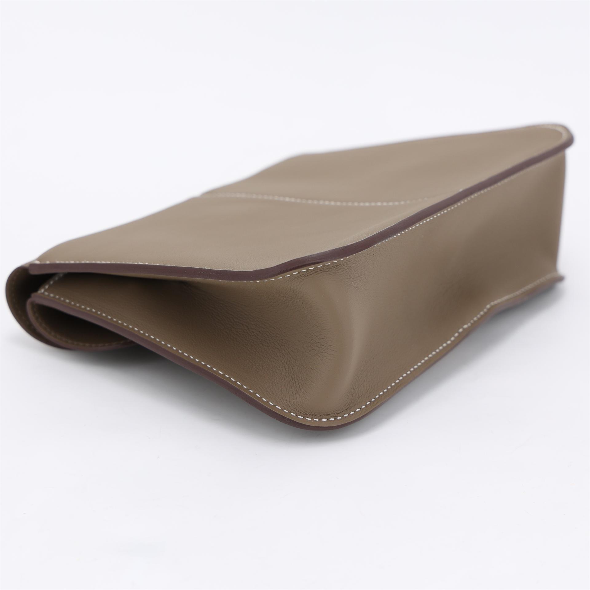 ランク N 新品 HERMÈS エルメス アルザンミニ エトゥープ (18) スイフト シルバー金具 K刻印 (2025) - 6