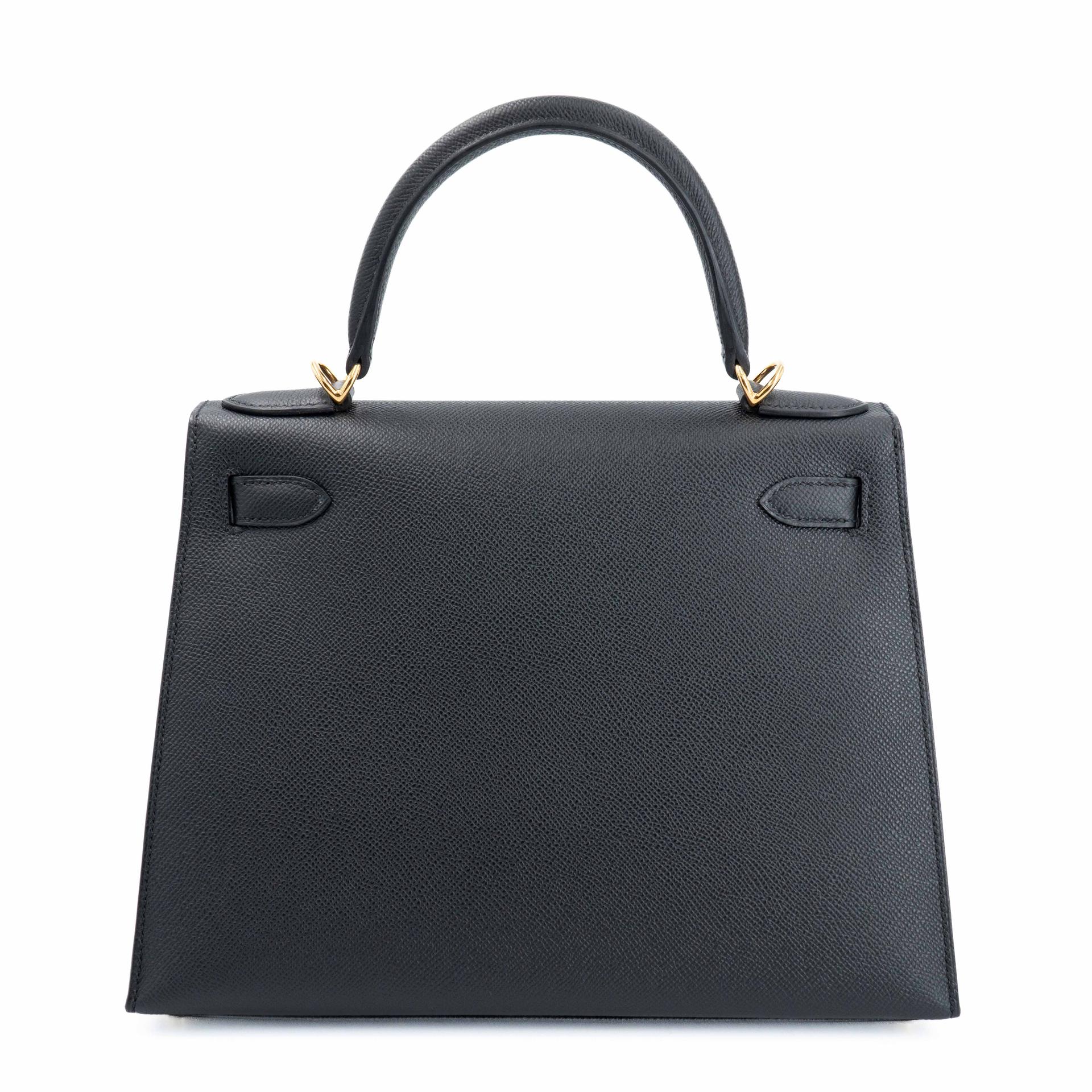 Kelly 28 Sellier Noir (89)