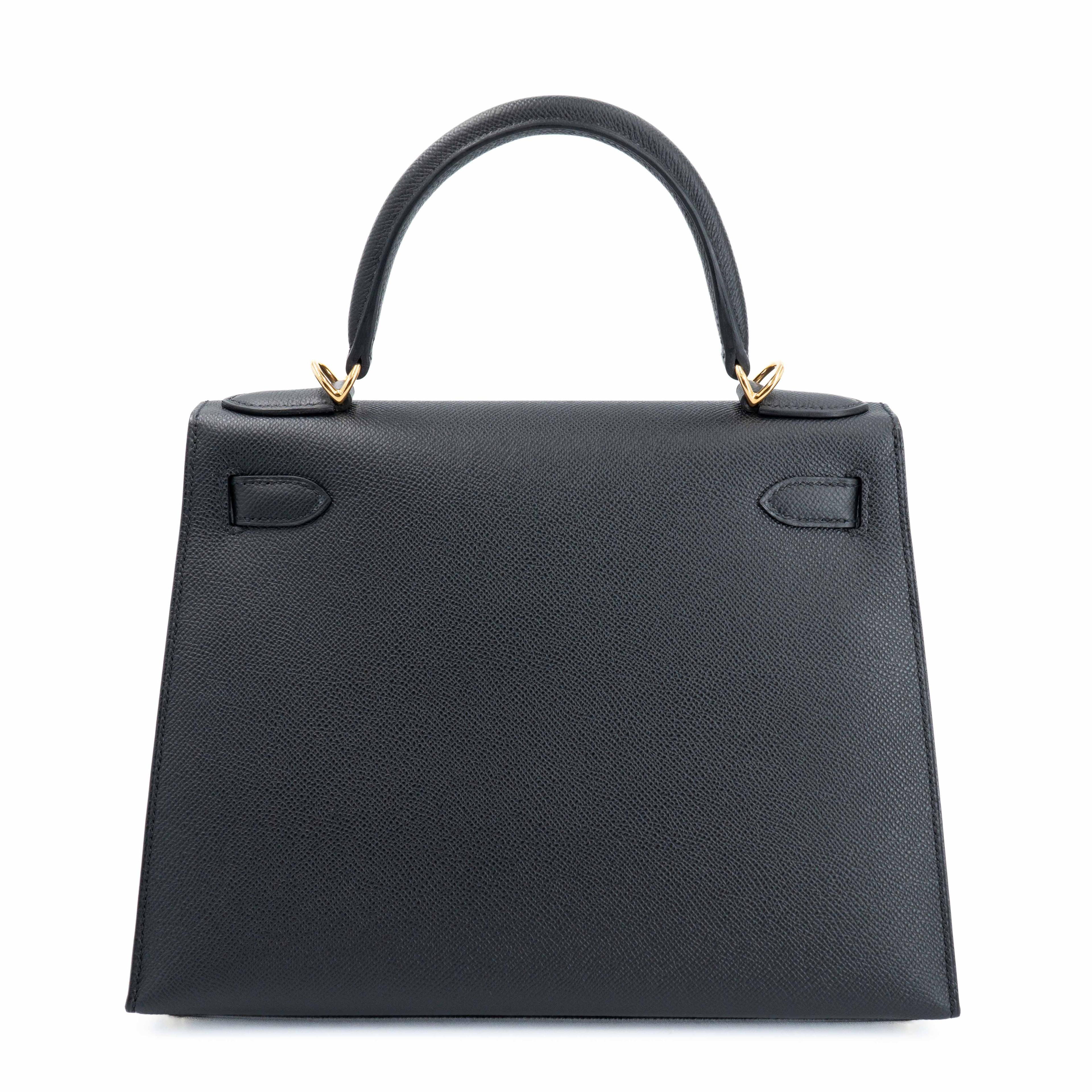 Kelly 28 Sellier Noir (89)