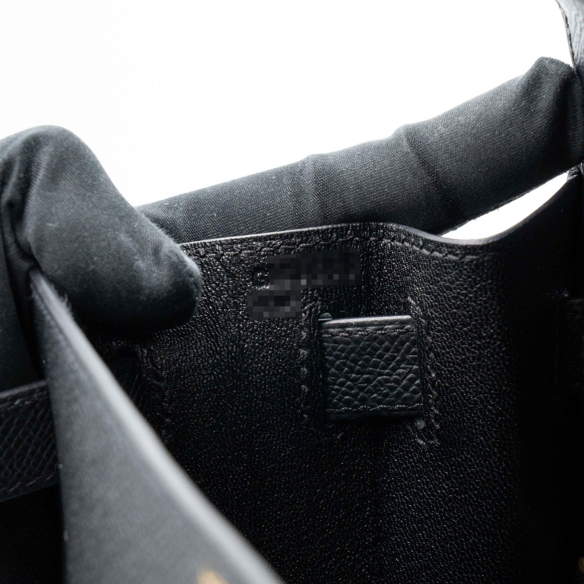 Brand New ( Rank N ) HERMÈS Kelly 28 Sellier Noir (89) Epsom Gold hardware G (2026) - 14